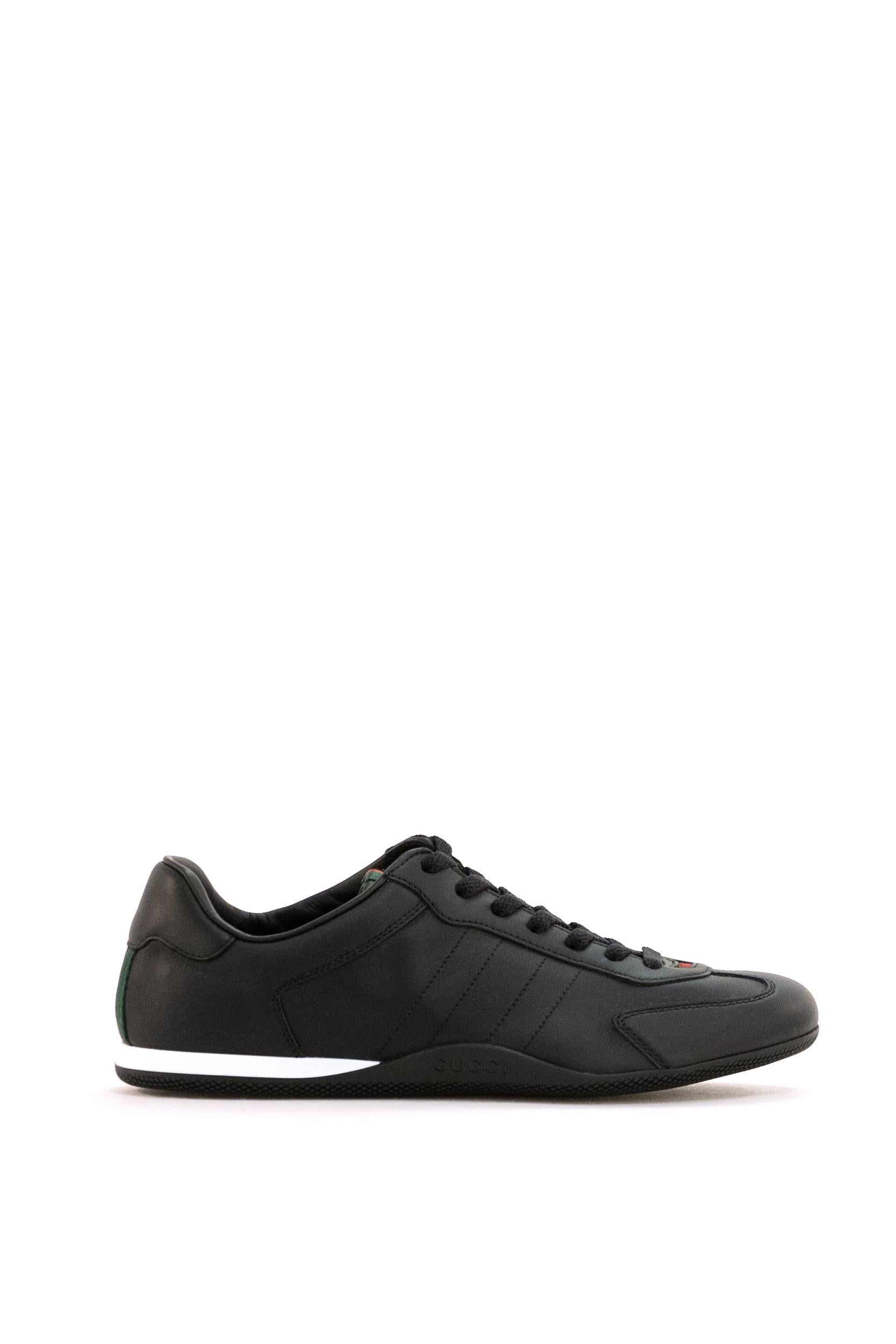 Sneakers Gucci Shift in pelle di colore nero<BR/> 857018 AAFUH 1086 GUCCI