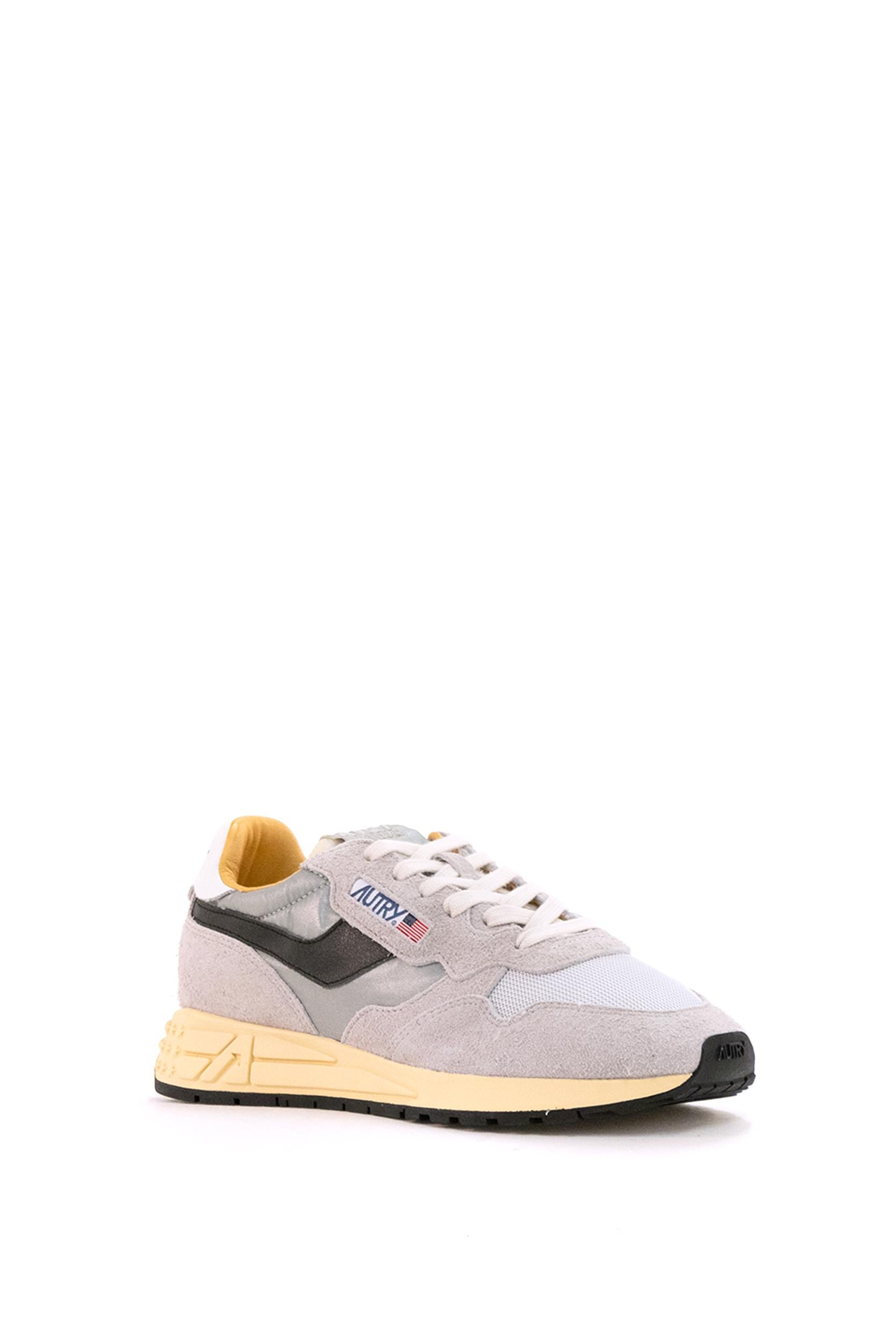Sneakers Reelwind in nylon, mesh e suede di colore grigio<BR/> WWLM RL04 SAND/SILV AUTRY
