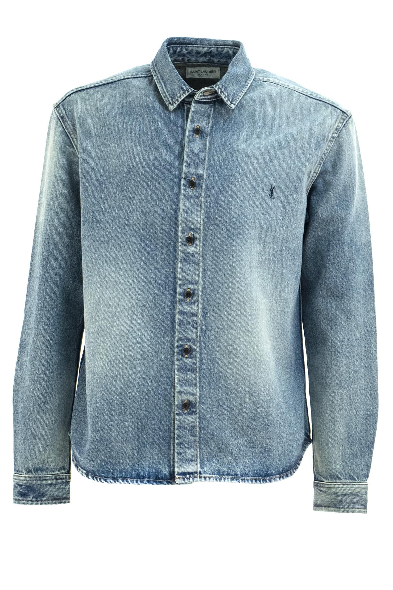 Camicia Cassandre<BR/> 753029 Y07JA 5018 SAINT LAURENT