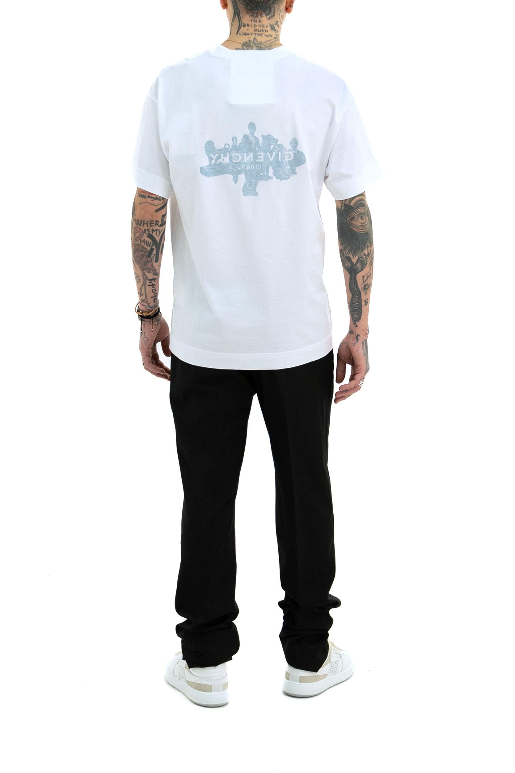 T-shirt<BR/> BM71MG3YPL 100 GIVENCHY