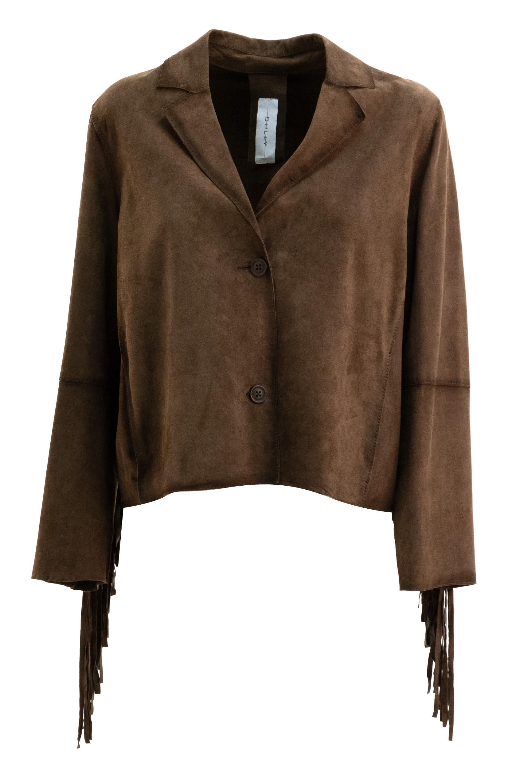 Giacca in Pelle Scamosciata<BR/> BE26-8730/FR BLS B360 BULLY