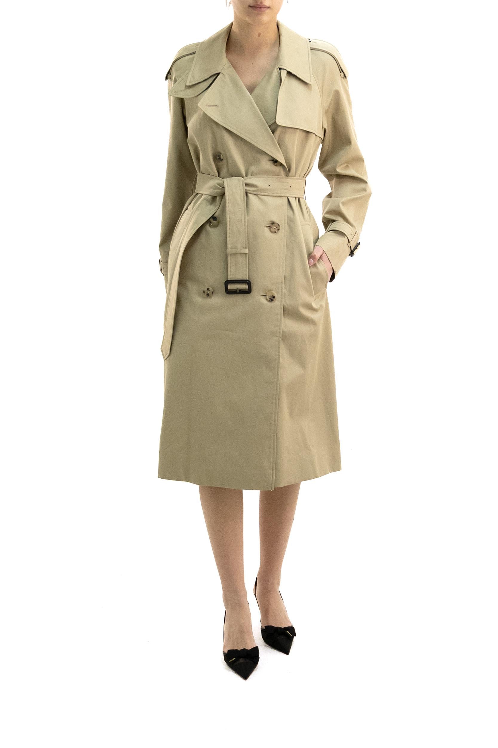Trench Castleford in gabardine color beige <BR/> 8119066 BEIGE BURBERRY