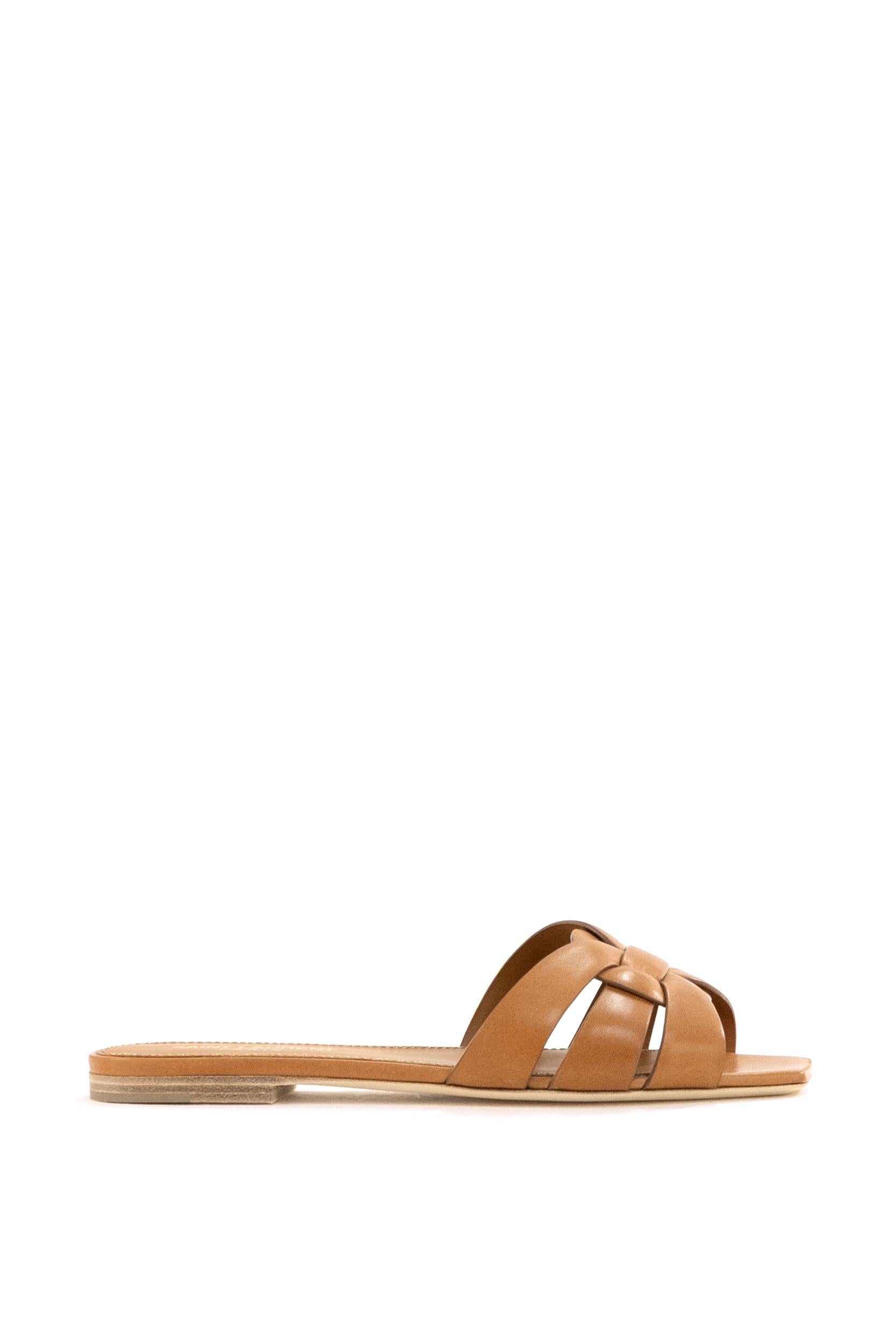 Sandali Mule Tribute color cuoio 571952 BDA00 2206 SAINT LAURENT