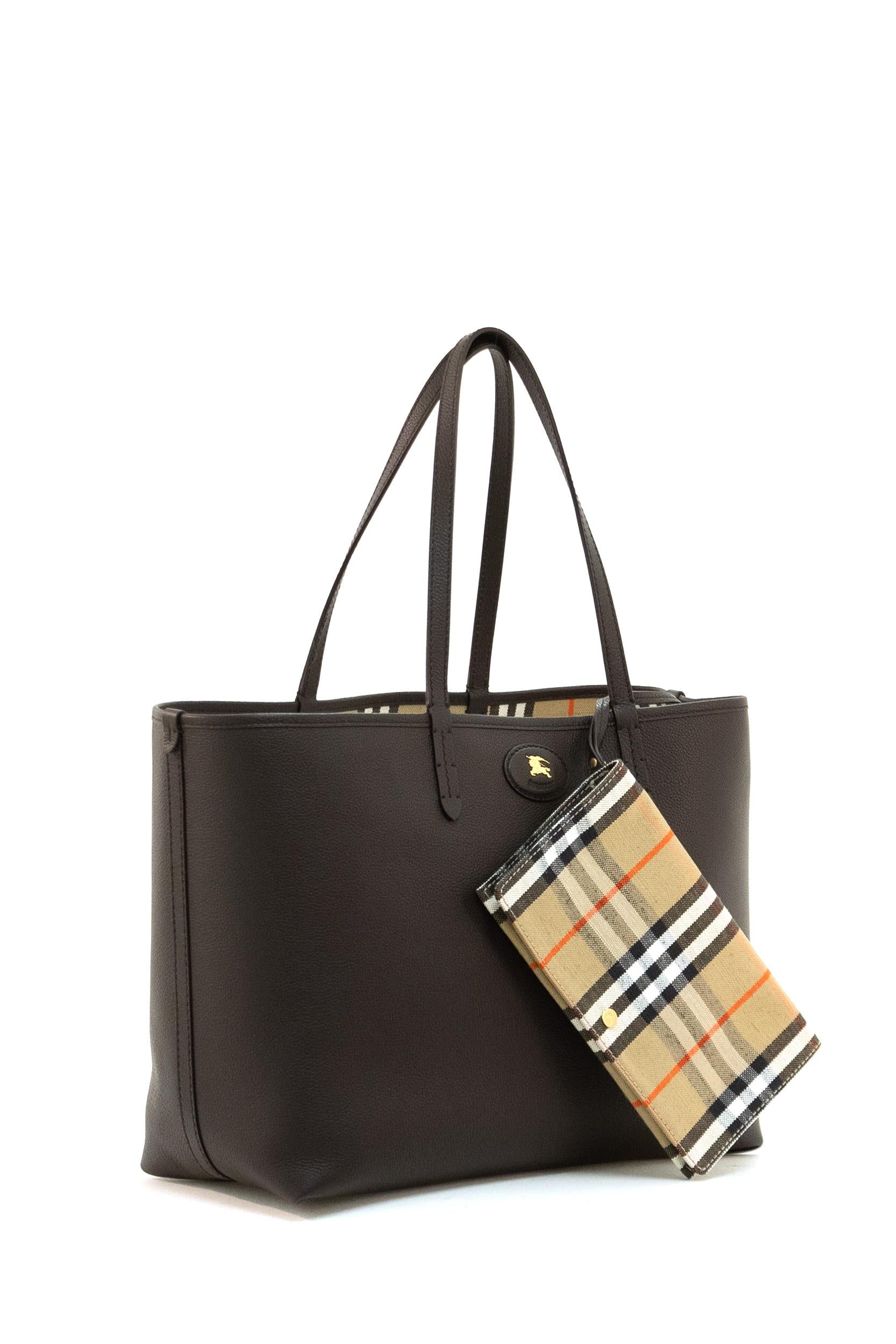 Borsa Tote Bloomsbury reversibile?<BR/> 8119598 PEATSAND BURBERRY
