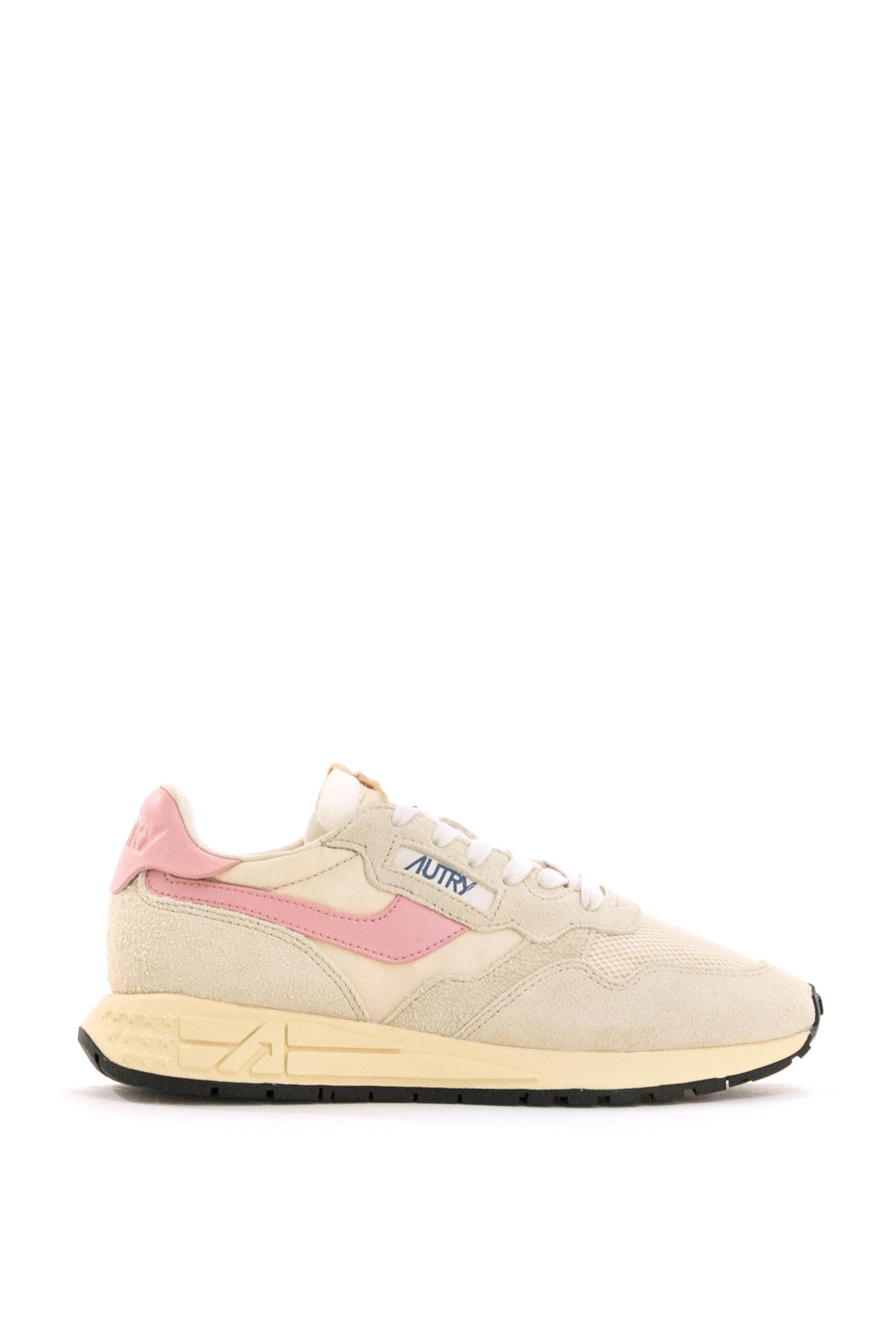 Sneakers Reelwind in nylon color beige<BR/> WWLW UT61 ECRU/GERA AUTRY
