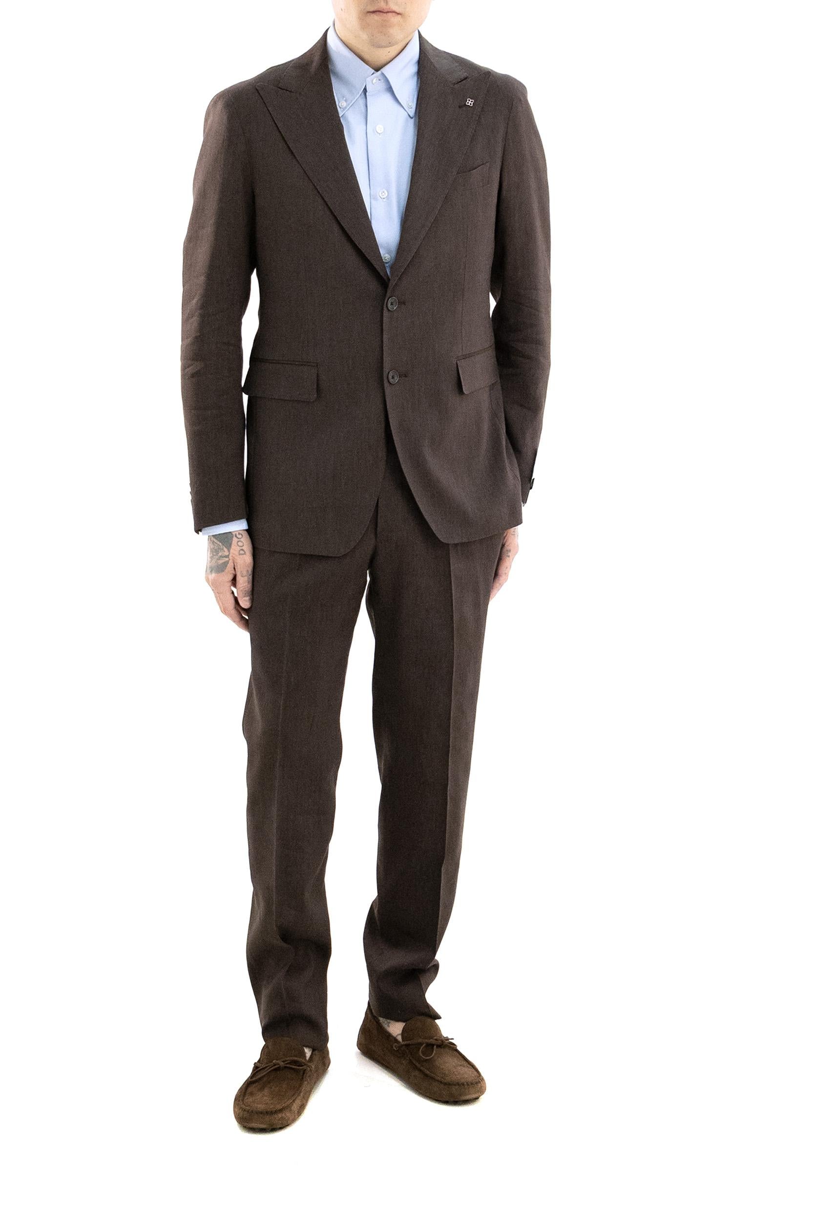Abito in Lino, Lana e Mohair<BR/> 2SVS26B11 PE 080016 M3050 TAGLIATORE