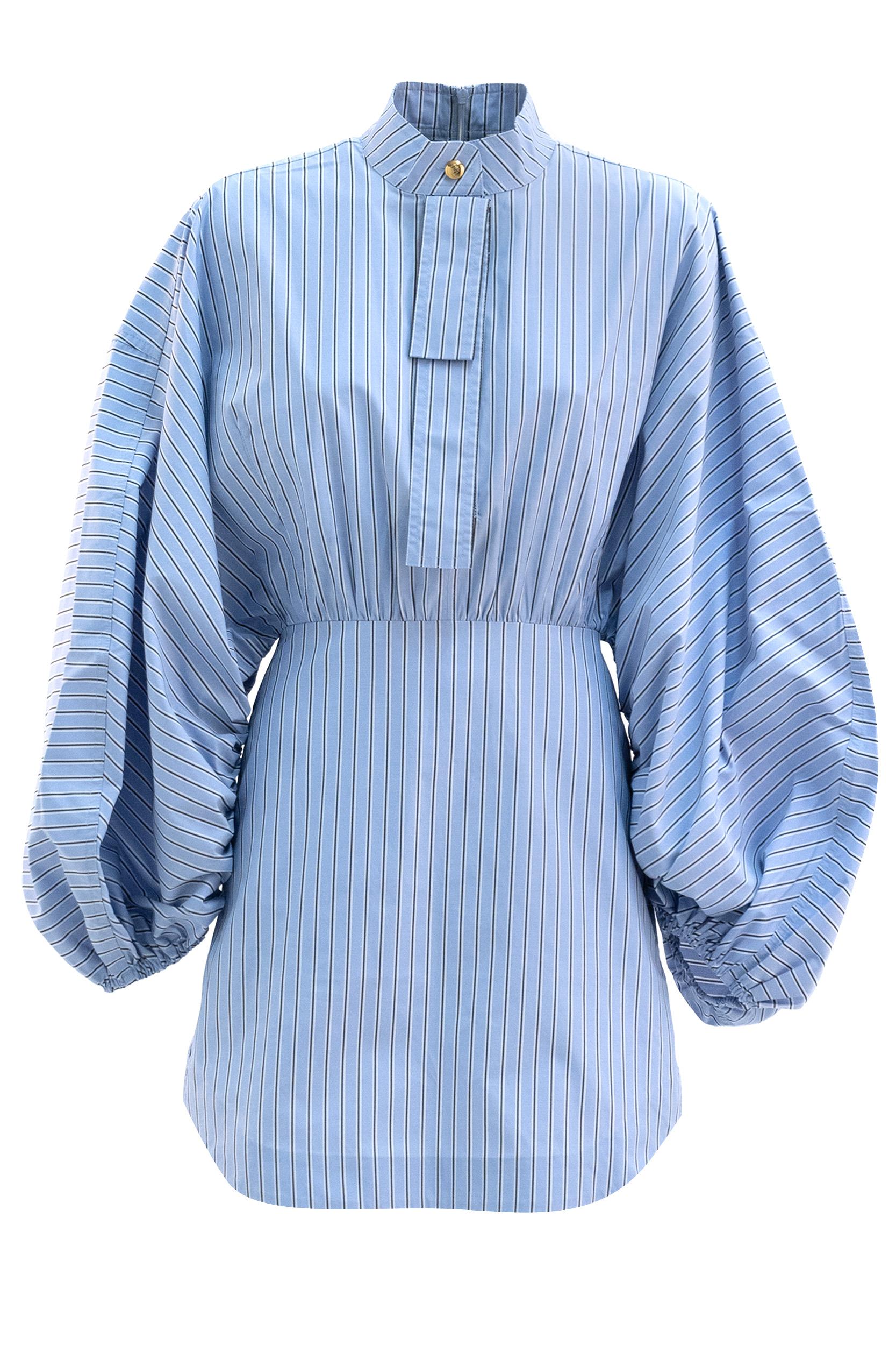 Abito Corto a Righe<BR/> 7066DC26R HYDRANGEA ZIMMERMANN