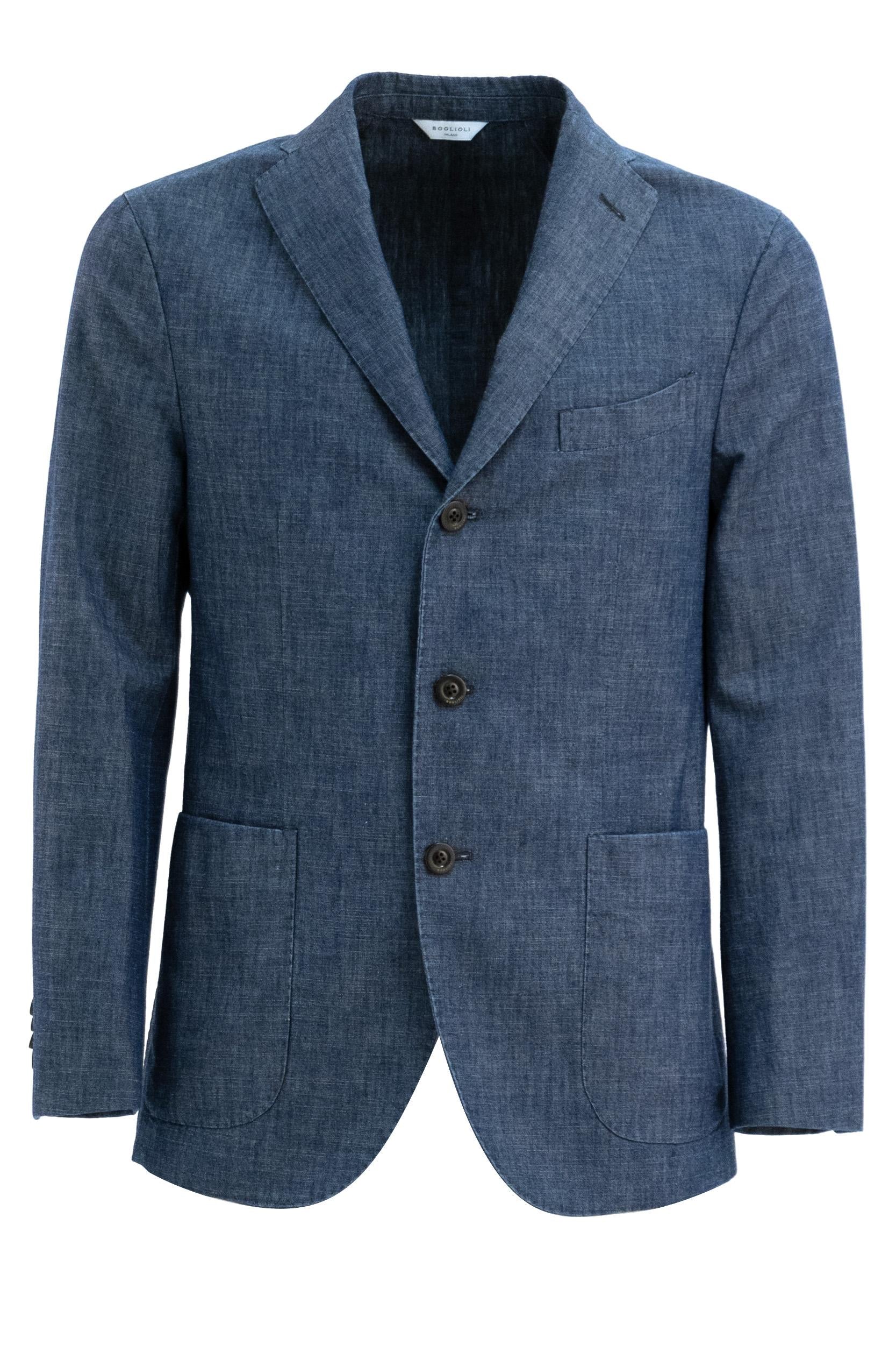 Abito in denim di colore blu<BR/> N29H2EW SB6016 0770 BOGLIOLI