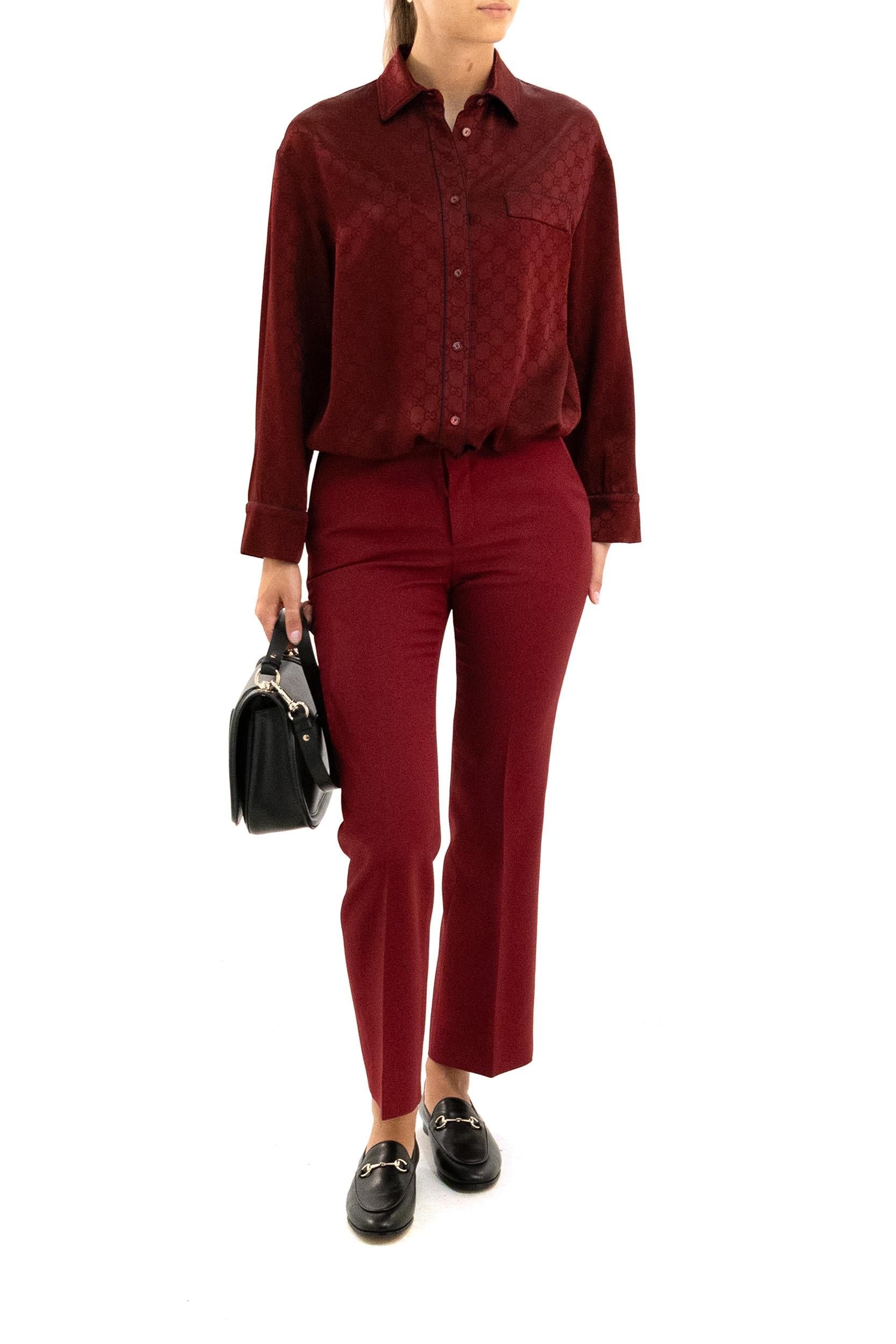 Camicia in Jaquard GG<BR/> 836292 Z7ADF 6318 GUCCI