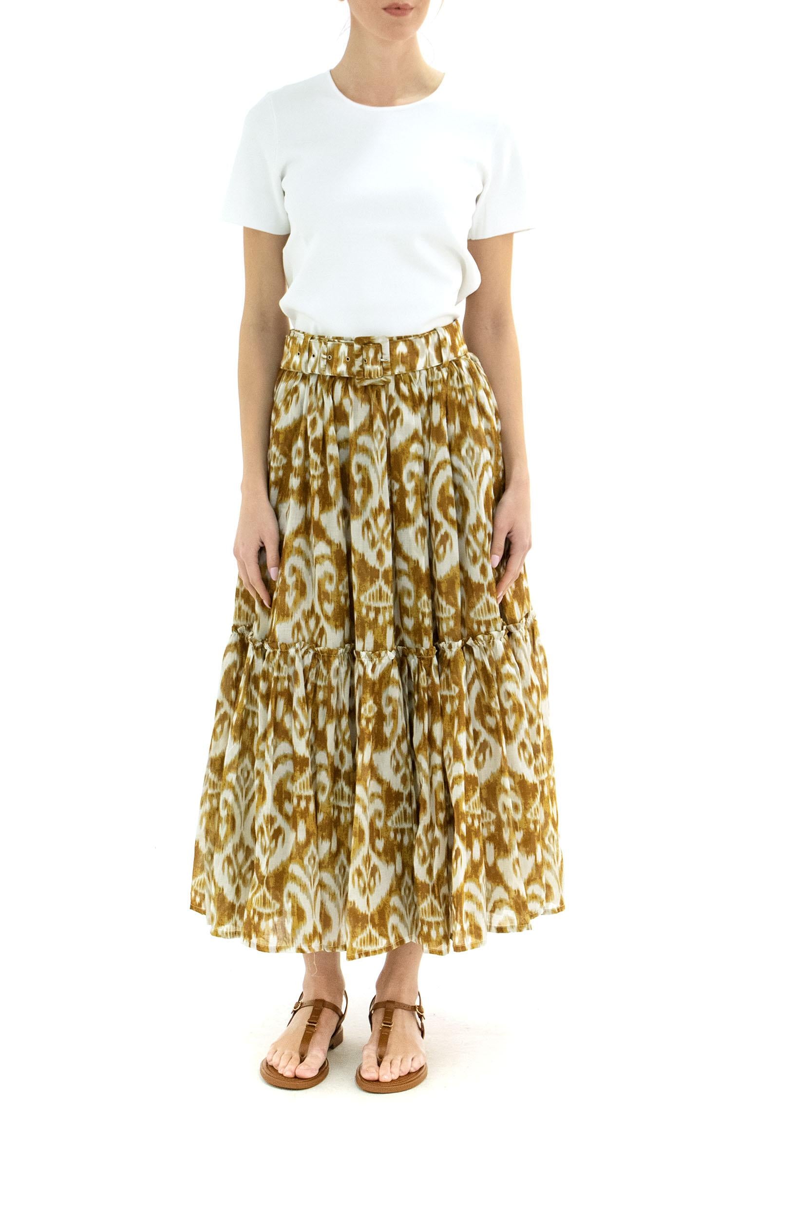 Gonna <BR/> MELANIE SKIRT YELLOW S-SUNG