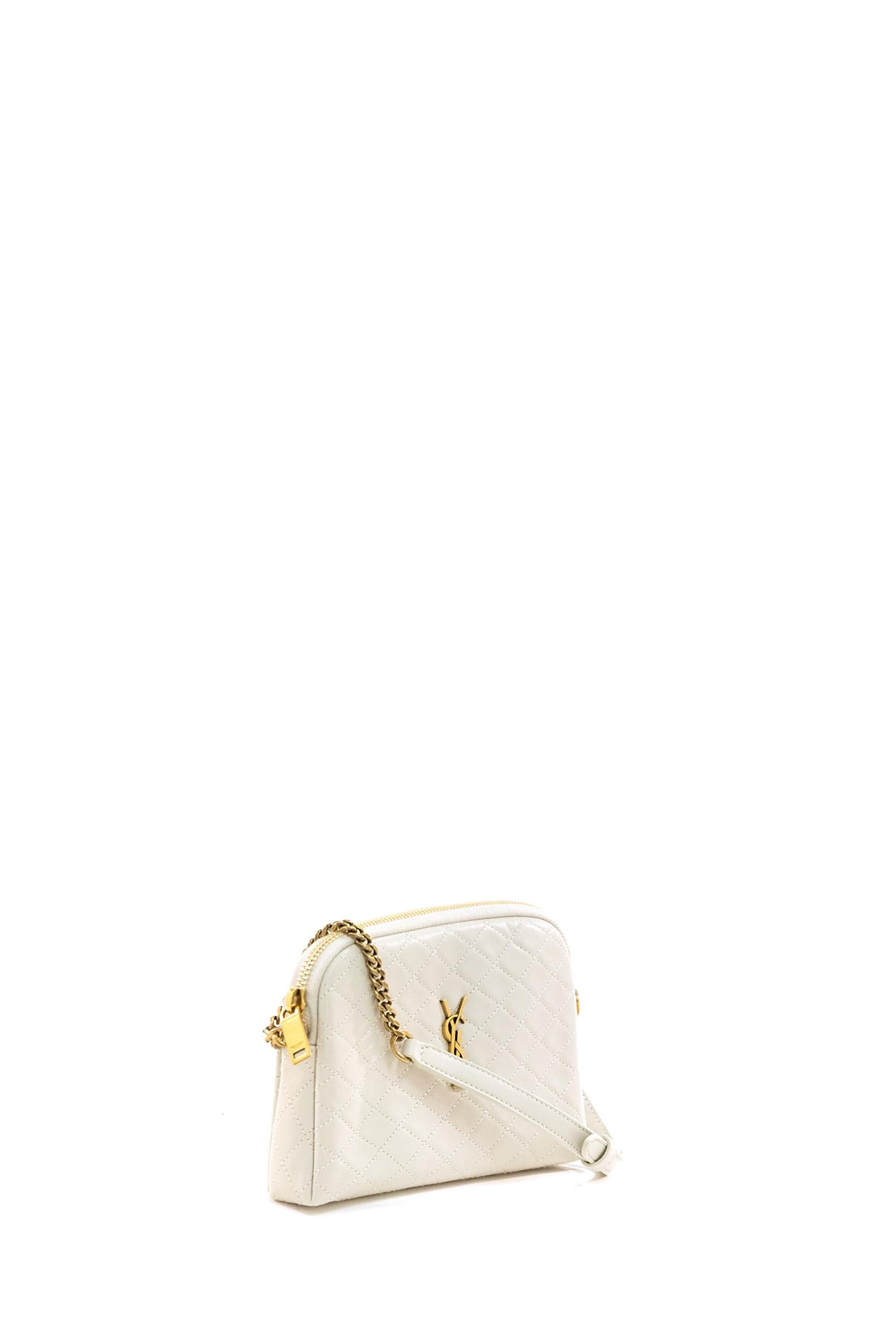 Borsa Gaby in pelle colore crema<BR/> 733667 1EL07 9207 SAINT LAURENT