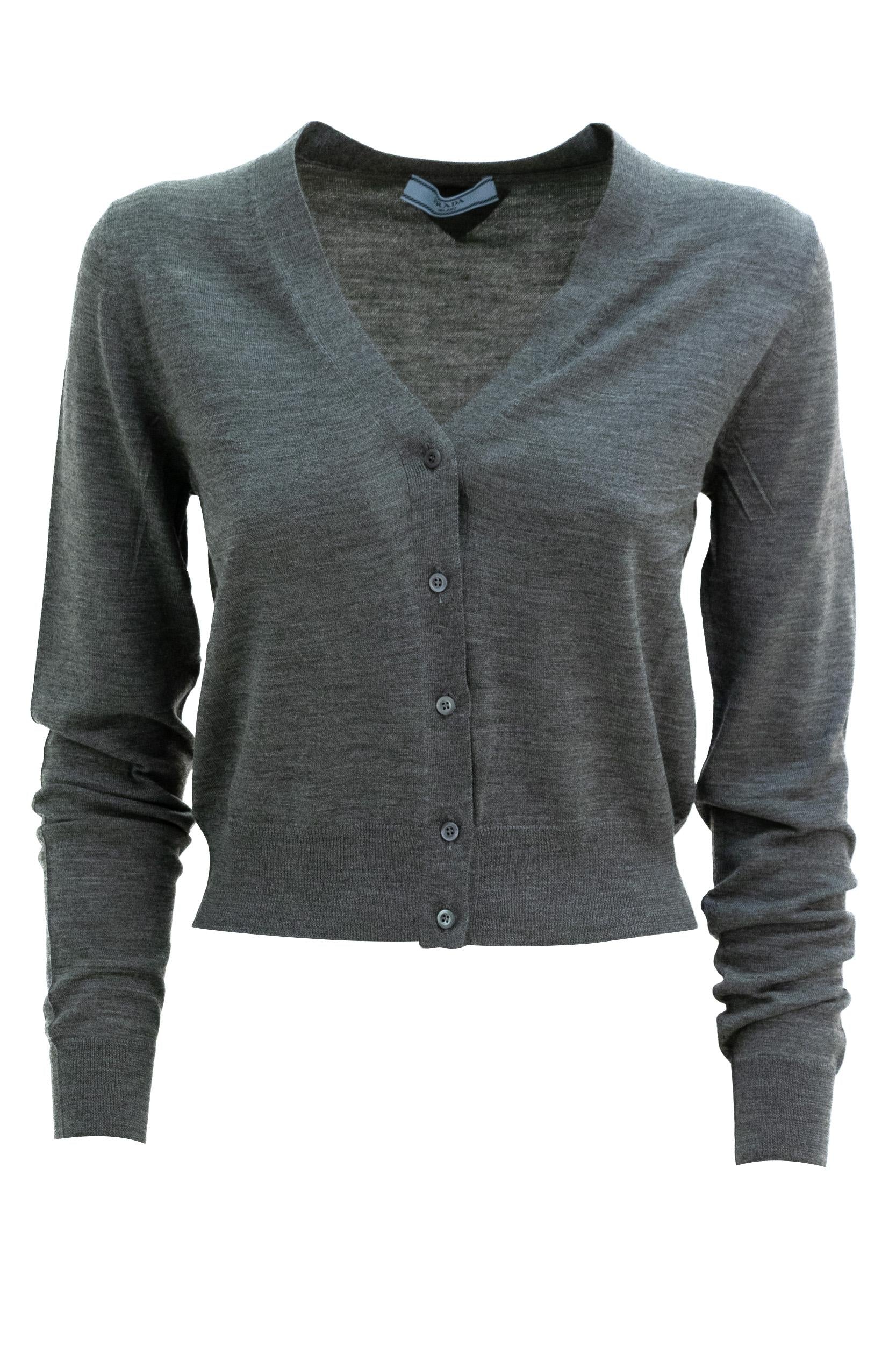 Cardigan<BR/> P25N50 S OOO 16SW F0480 PRADA