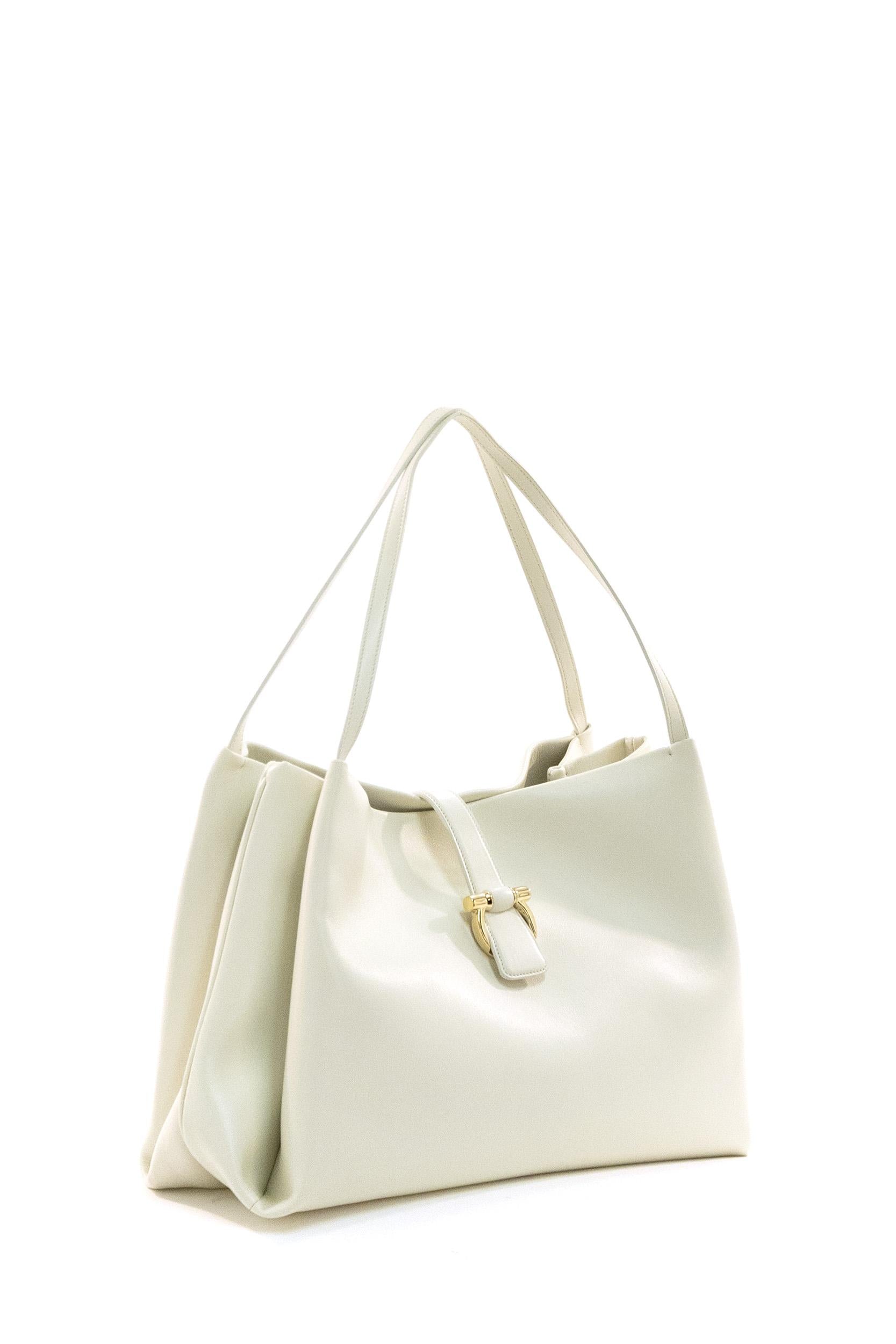 Tote Bag in Pelle<BR/> 219804 0789505 MASCARPONE FERRAGAMO