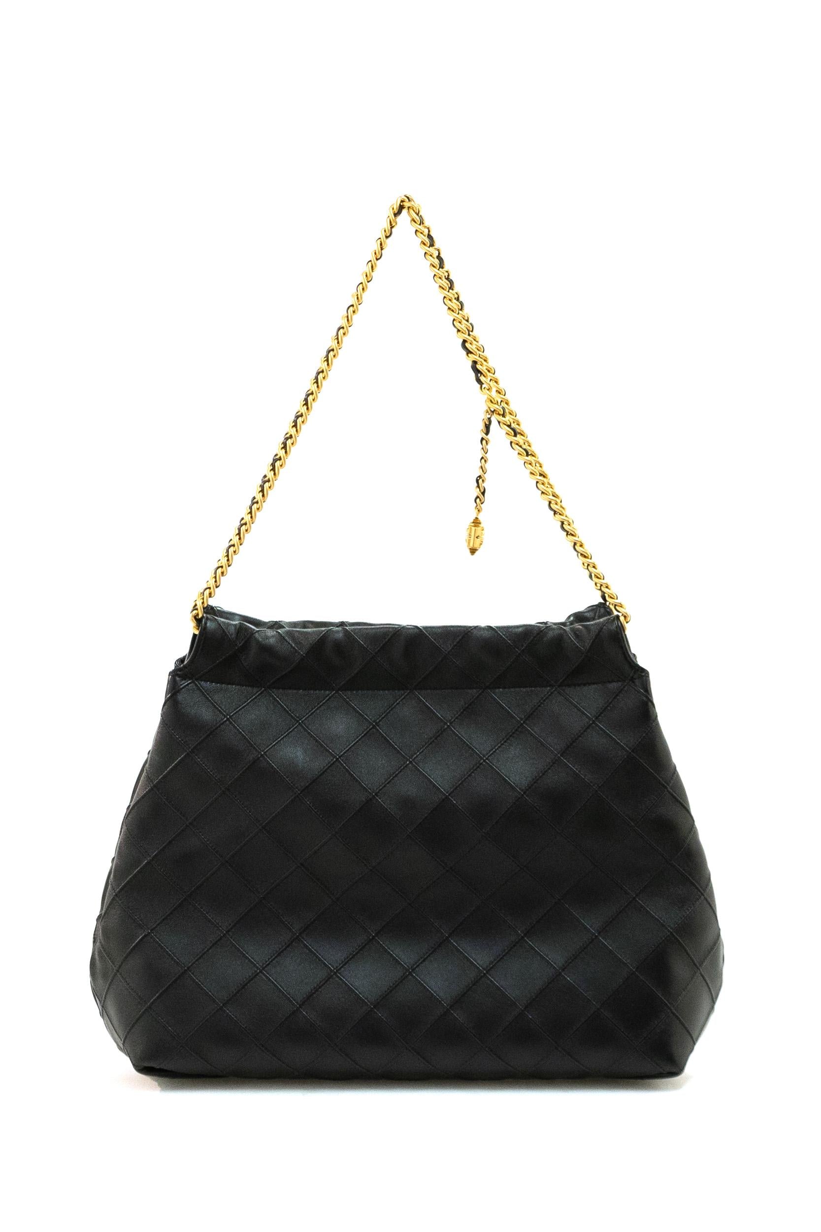 Borsa Fleming in pelle di colore nero<BR/> 162450 001 TORY BURCH
