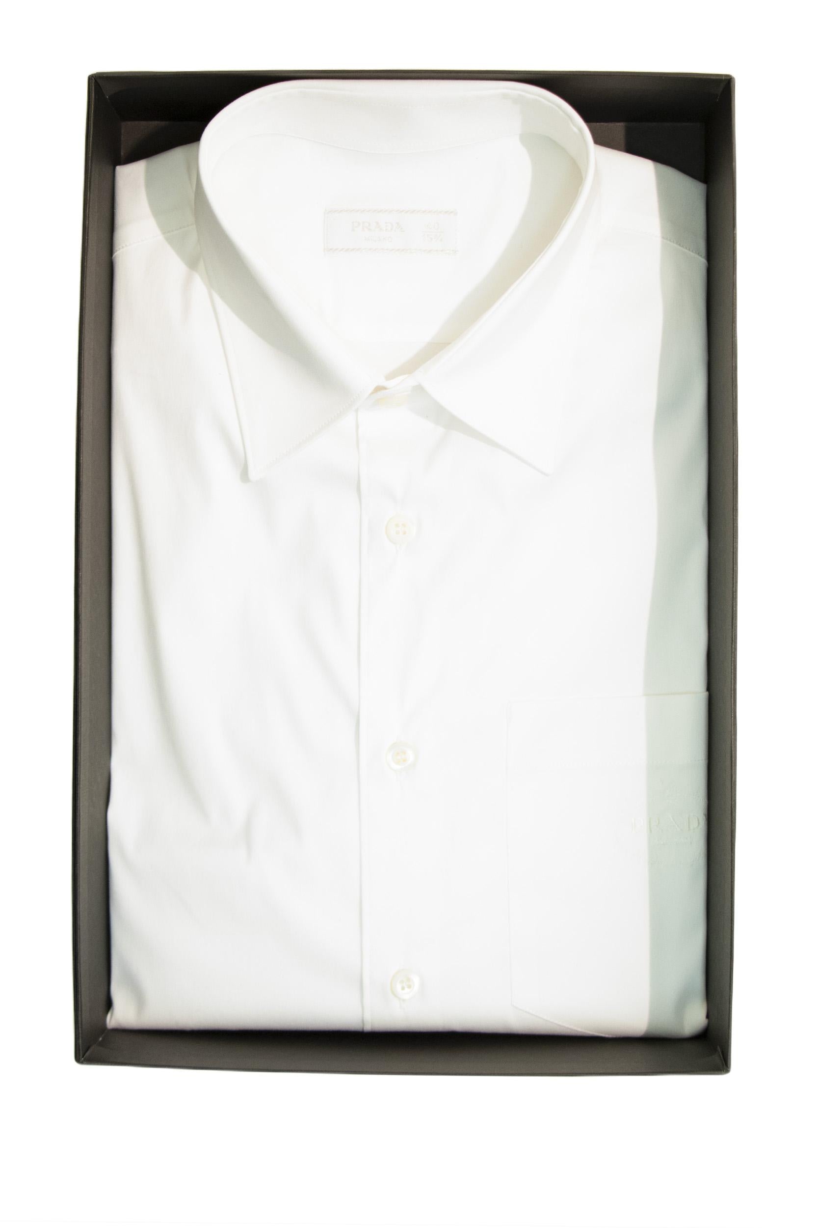 Camicia con Ricamo<BR/> UCN425 S 221 13JY F0009 PRADA