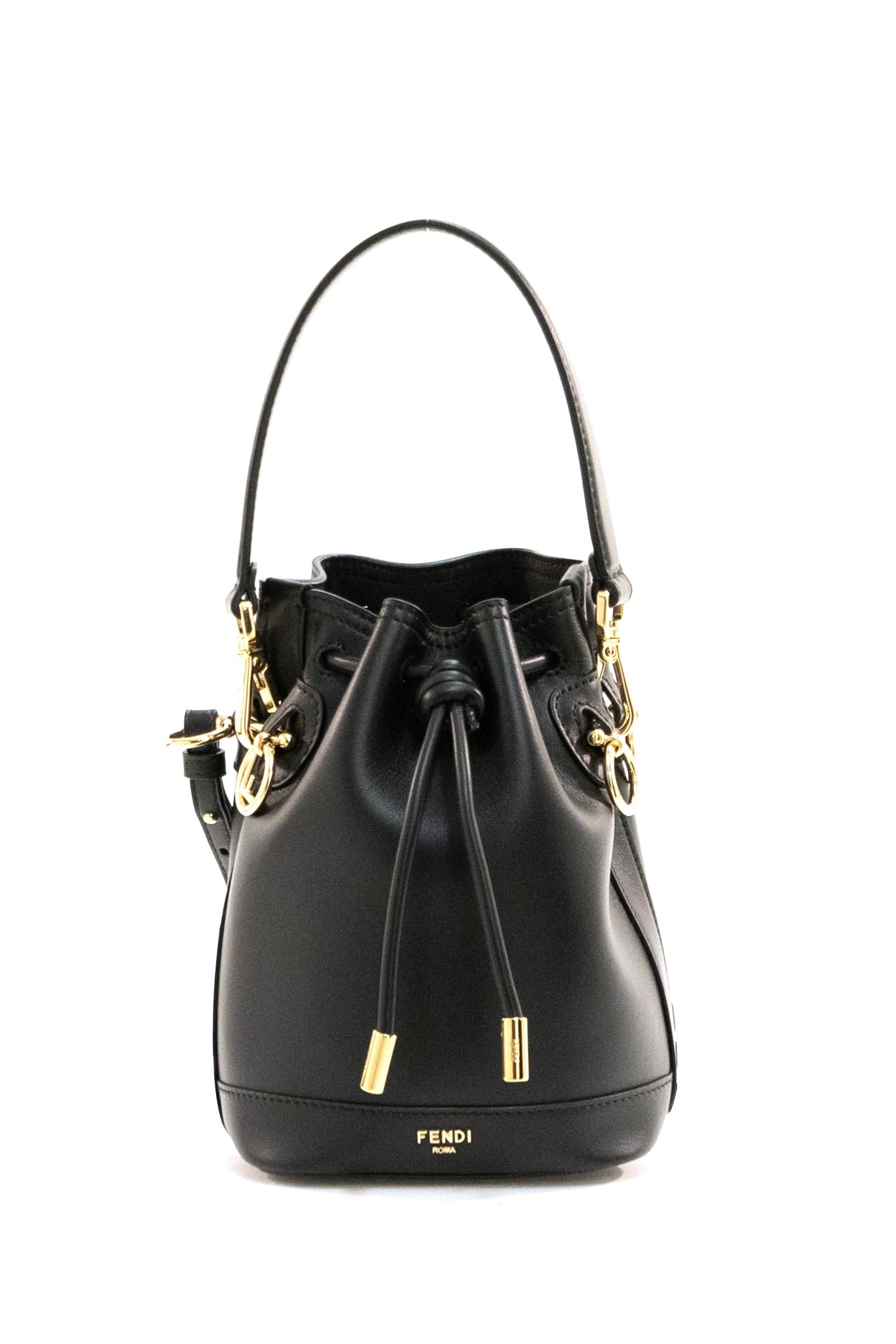 Borsa Mon Tresor nera<BR/> 8BS109 AYJ1 F0KUR FENDI