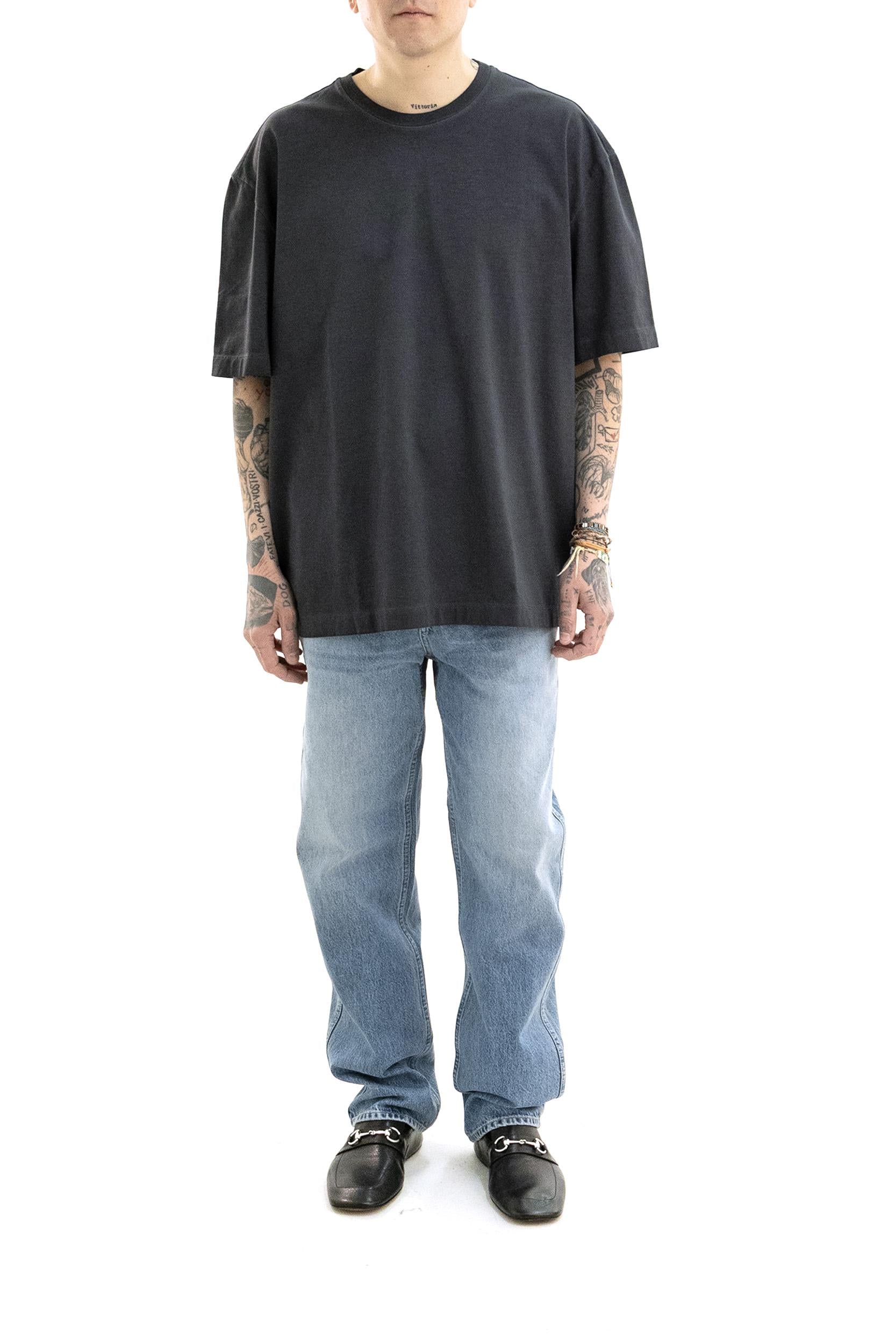 T-shirt Effetto Washed in Cotone<BR/> S50GC0646 S23883 855 MAISON MARGIELA