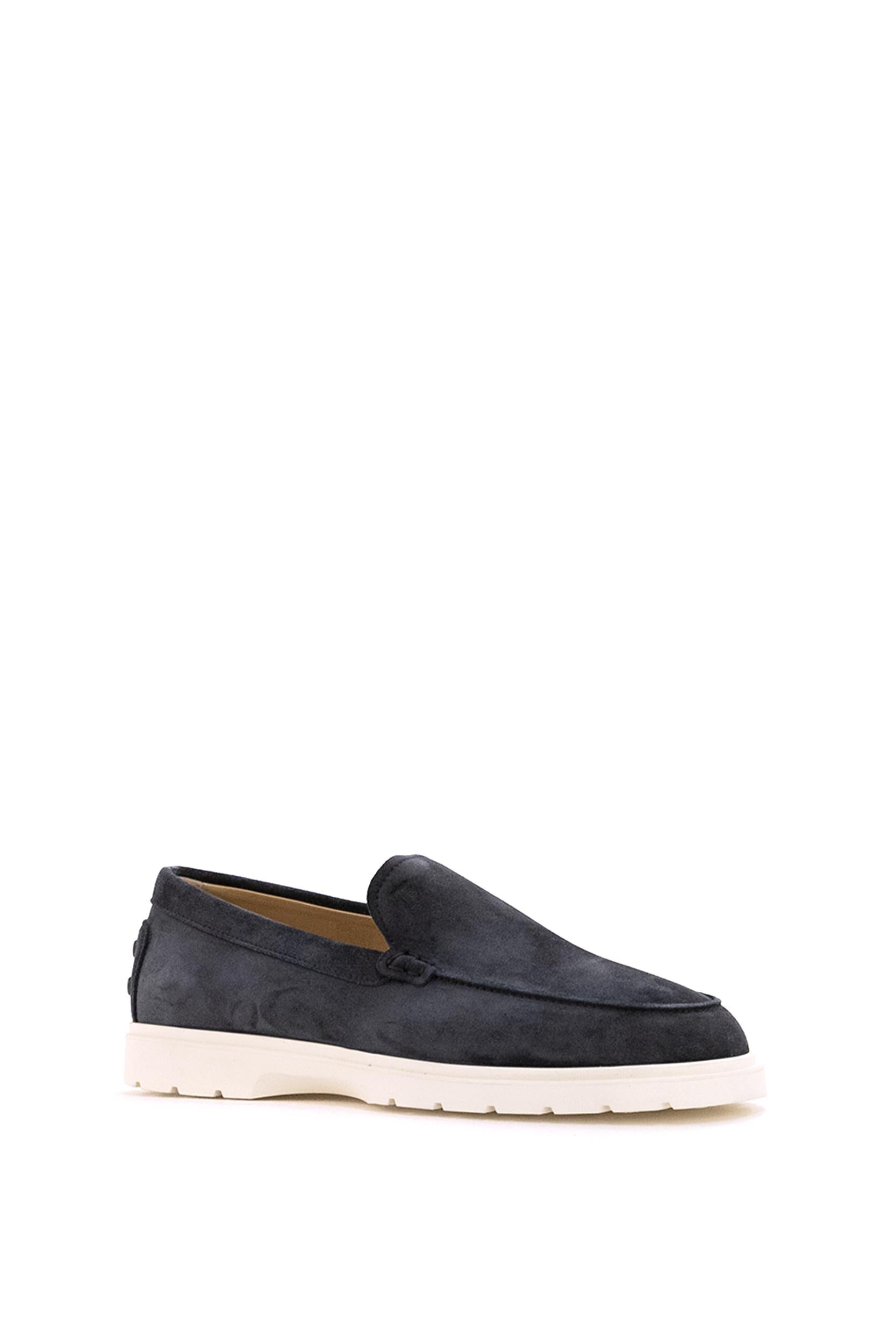 Mocassini in Pelle Scamosciata<BR/> XXM59K00040M8W U801 TOD'S