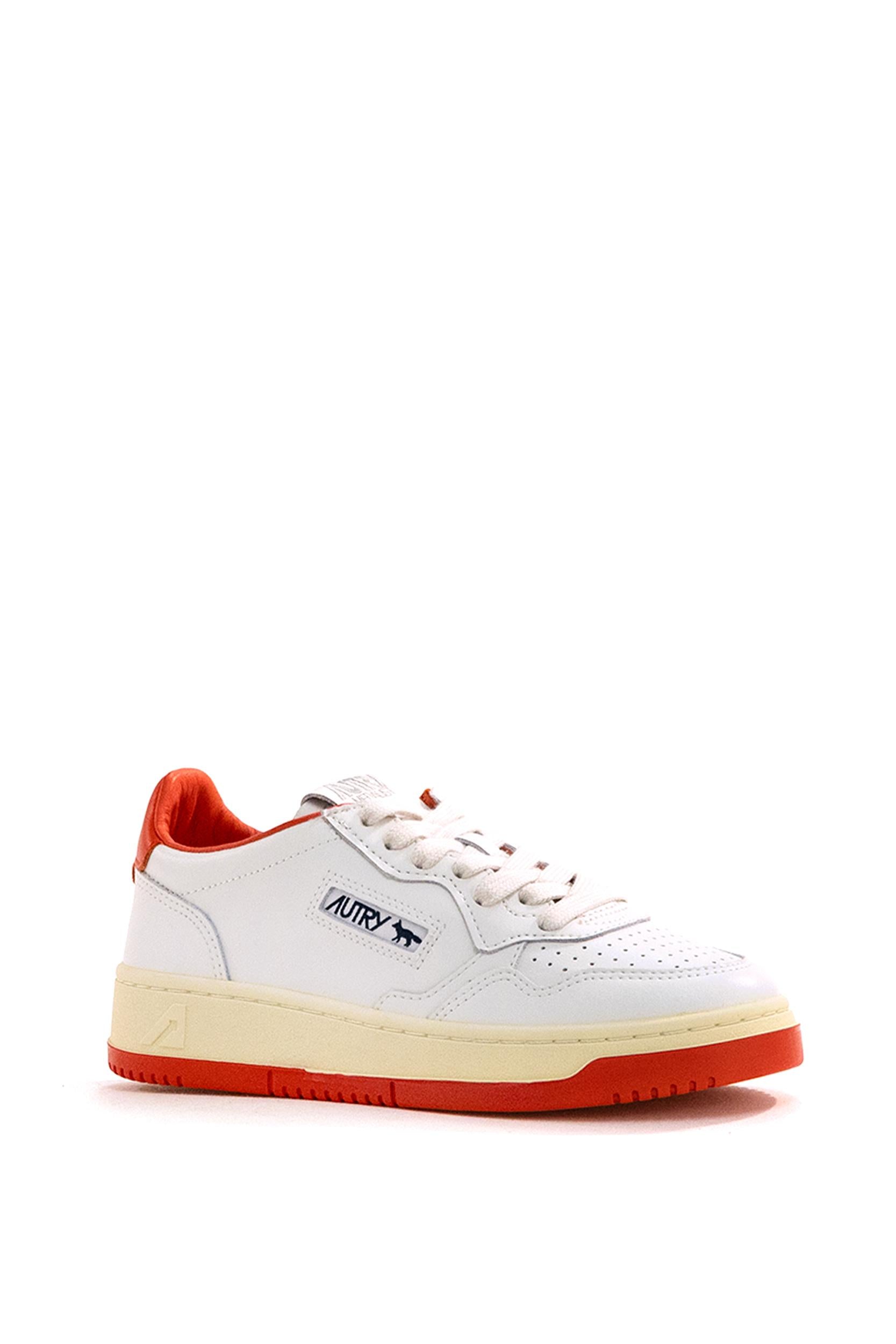 Sneakers Medalist <BR/> AULM MK02 WHT/RED AUTRY
