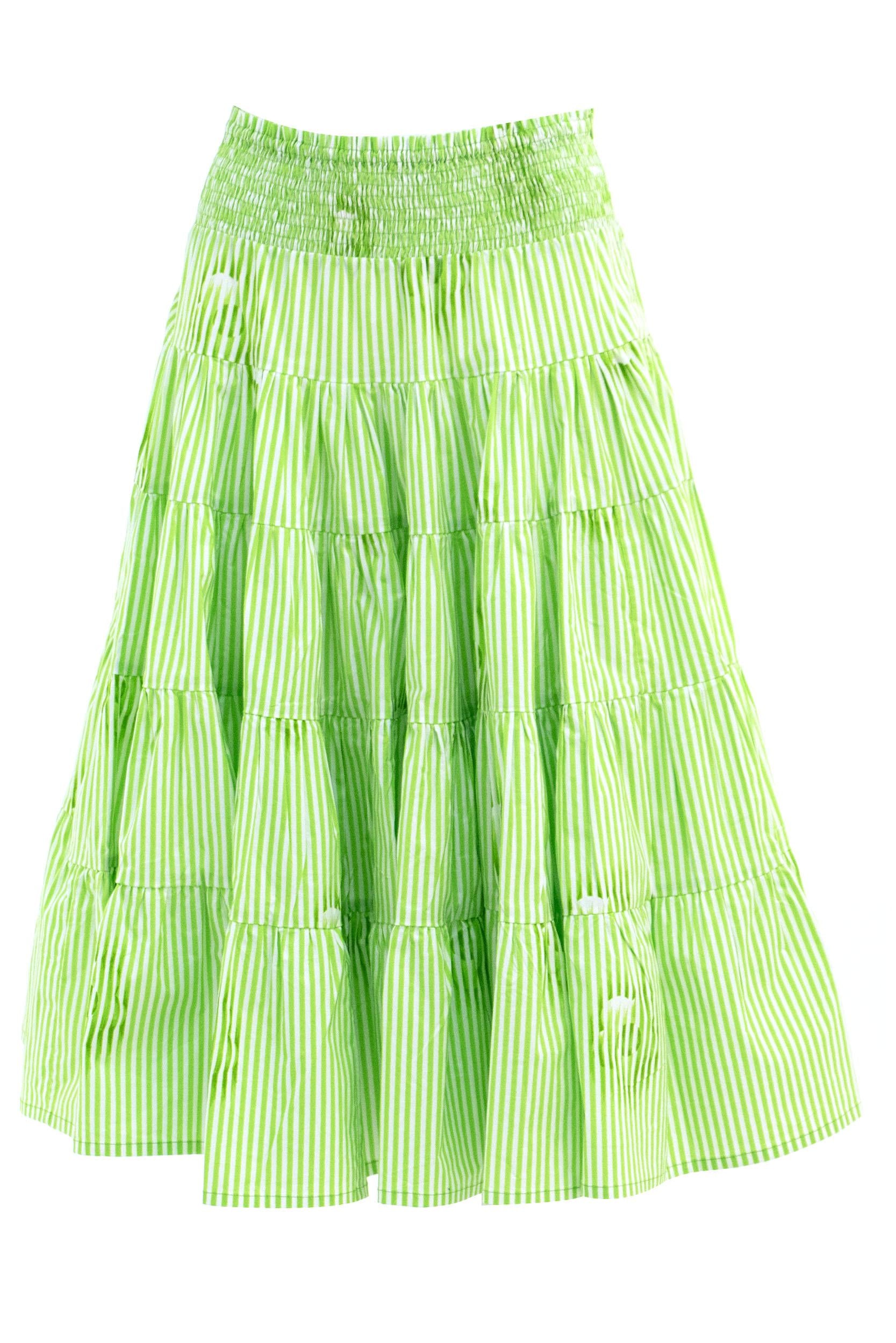 Gonna <BR/> BLAKE SKIRT SOFT GREEN S-SUNG