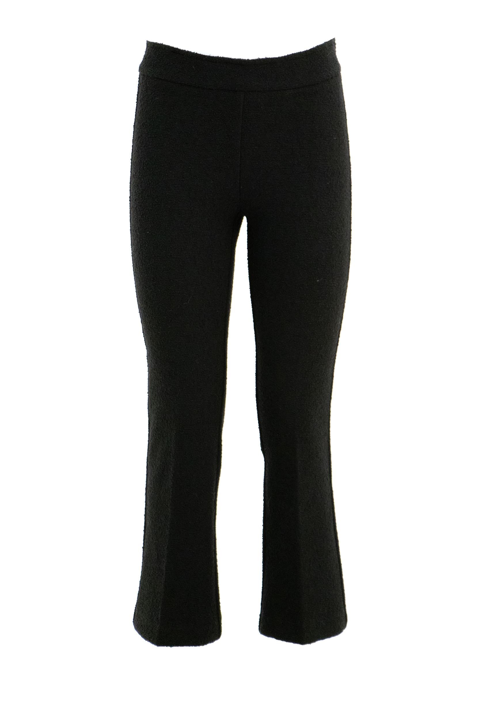 Pantaloni <BR/> LEO F1695 BLACK AVENUE MONTAIGNE