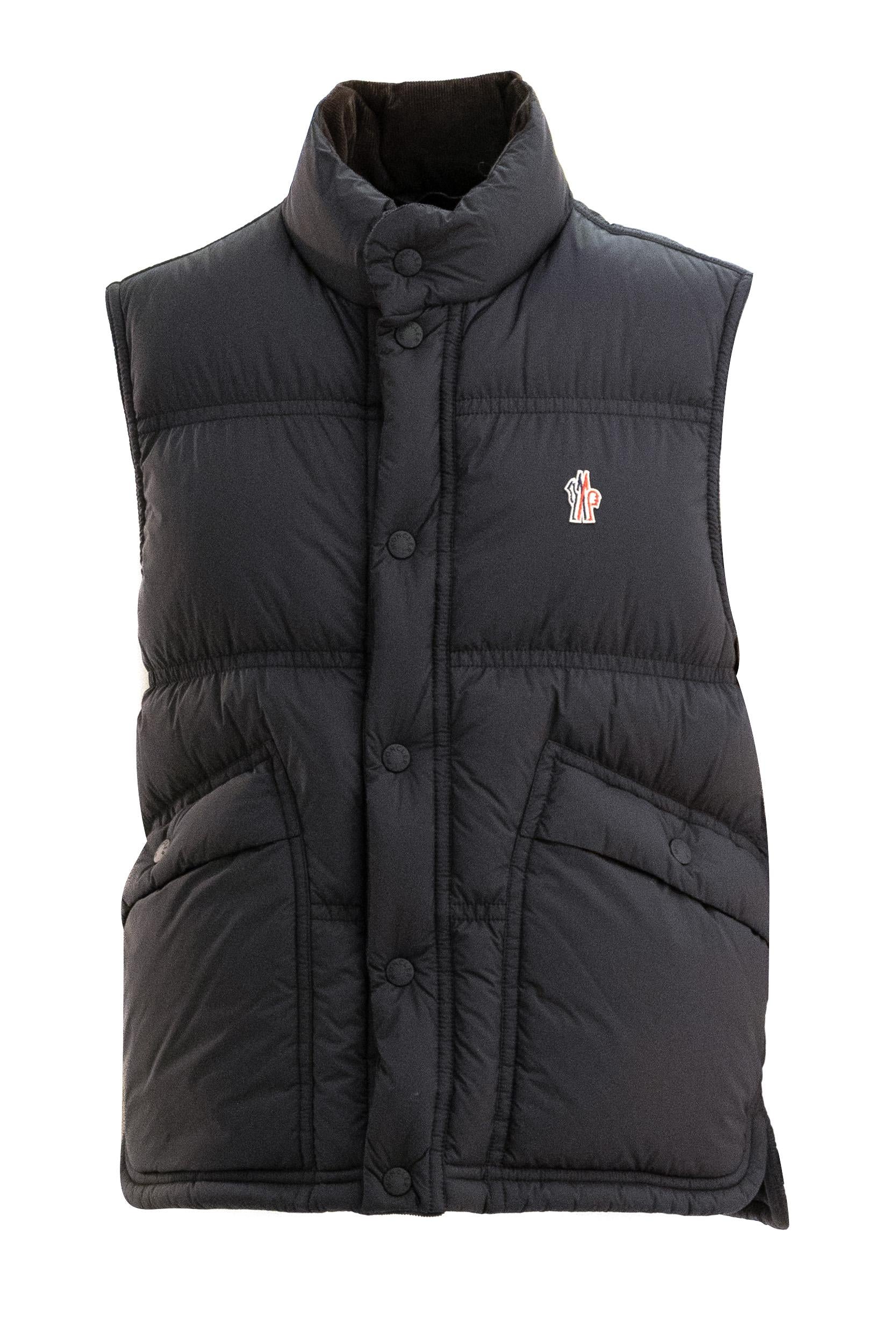 Gilet Trapuntato in nylon nero<BR/> 1A000-30 596TM 999 MONCLER GRENOBLE