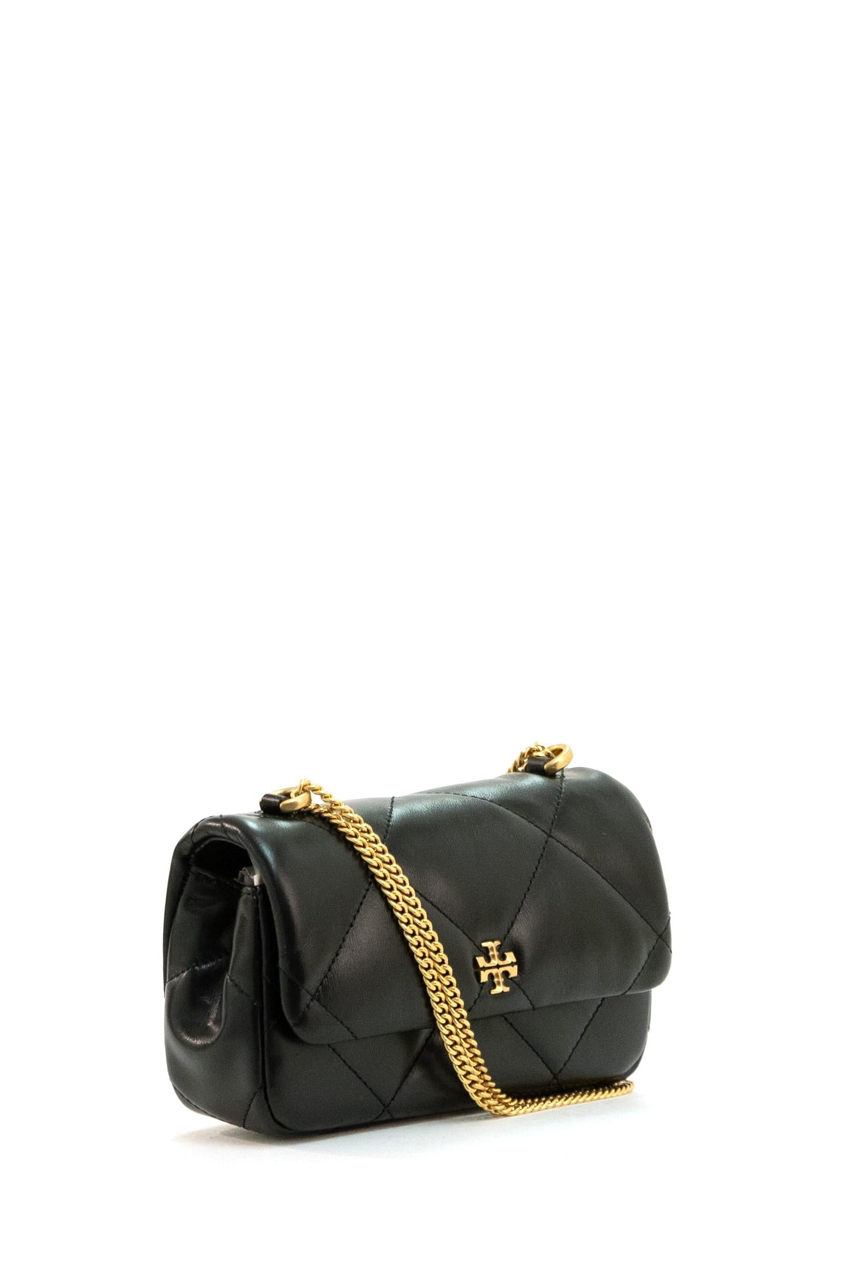 Borsa Kira mini in pelle trapuntata di colore nero. 154710 001 TORY BURCH
