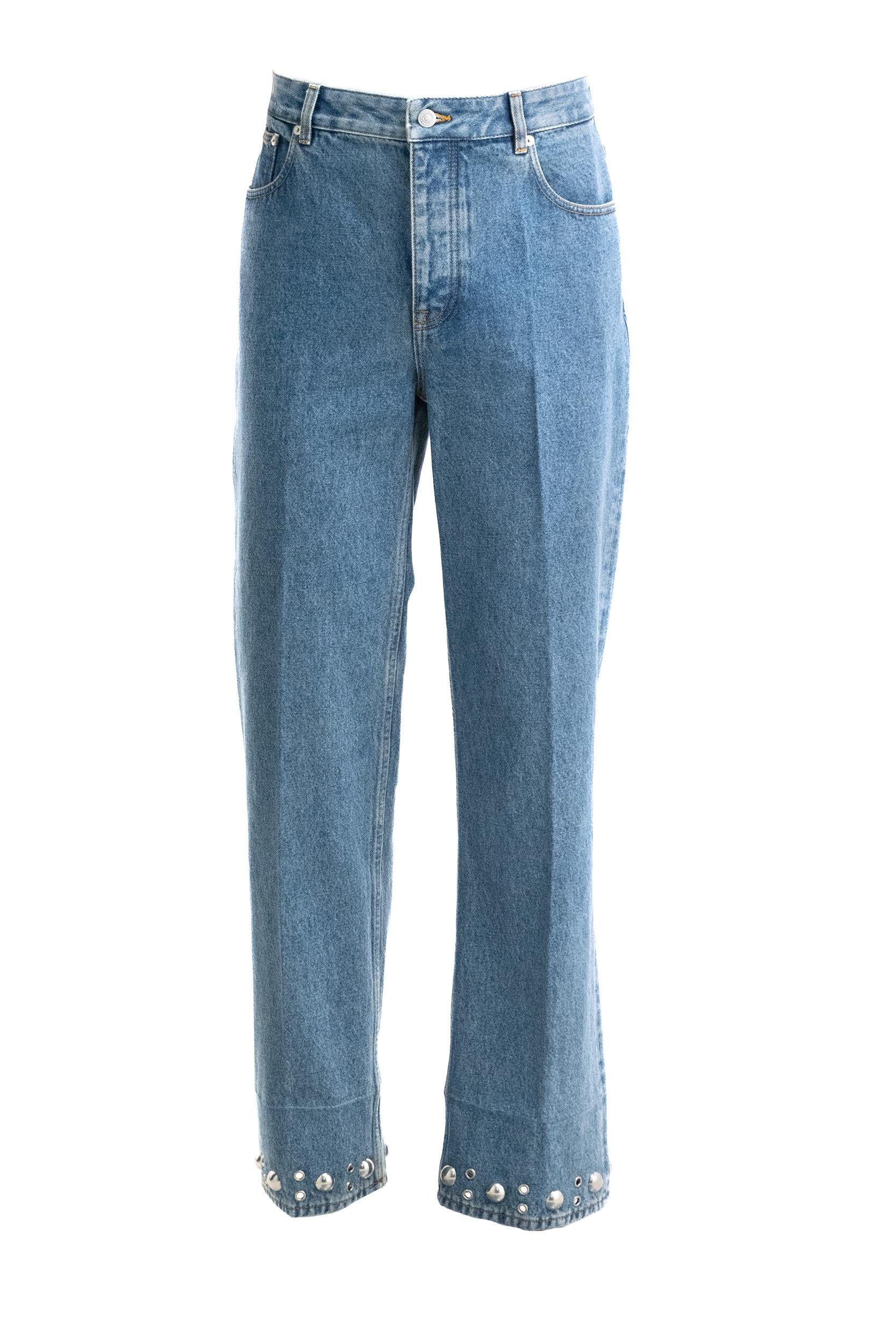 Jeans con Cabochons<BR/> 7V3DE05PB0W 558 VALENTINO GARAVANI