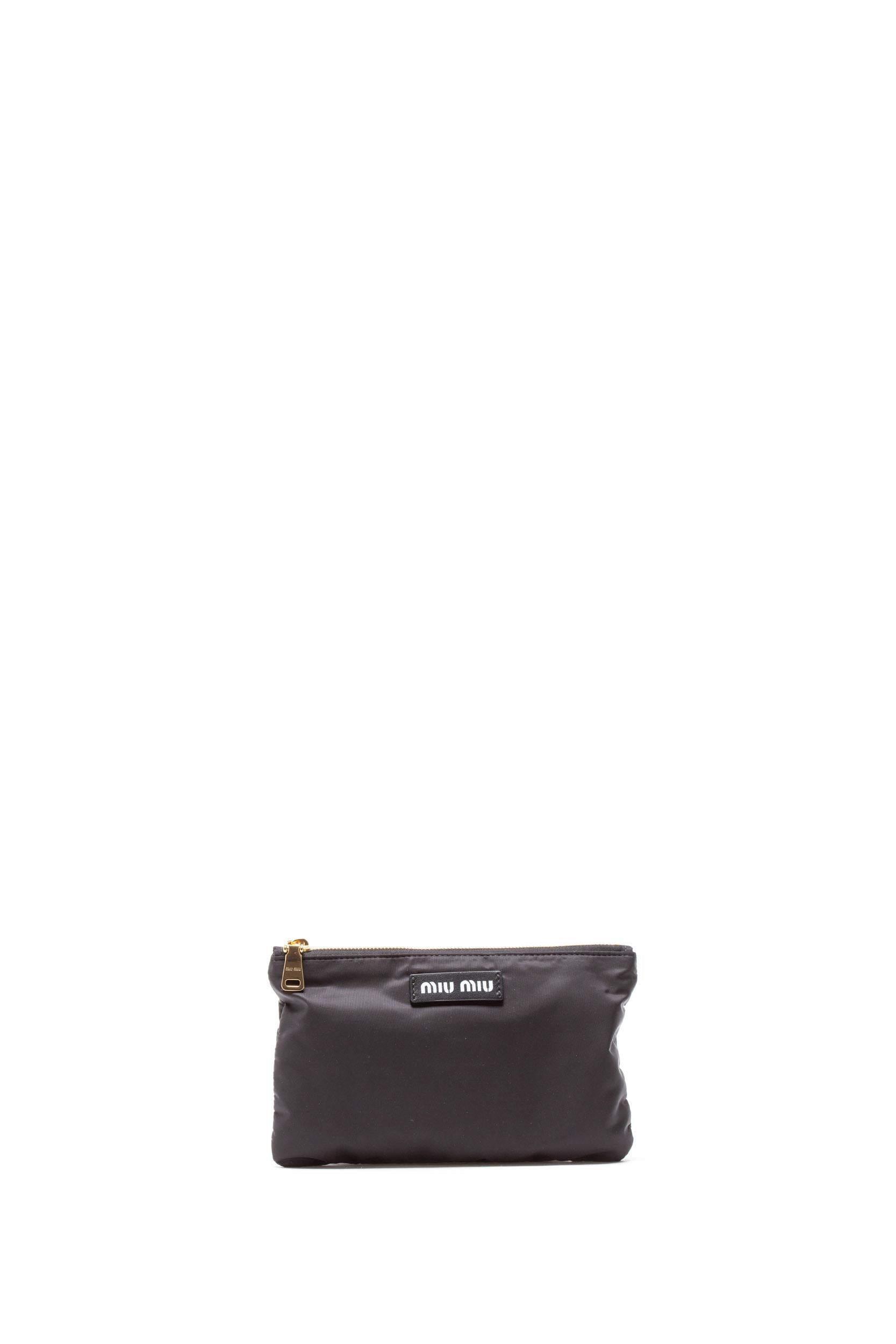 Miu Miu 5RM010 2DUNF0002 Pochette in Nylon<BR/> 5RM010 2DUN F0002 MIU MIU