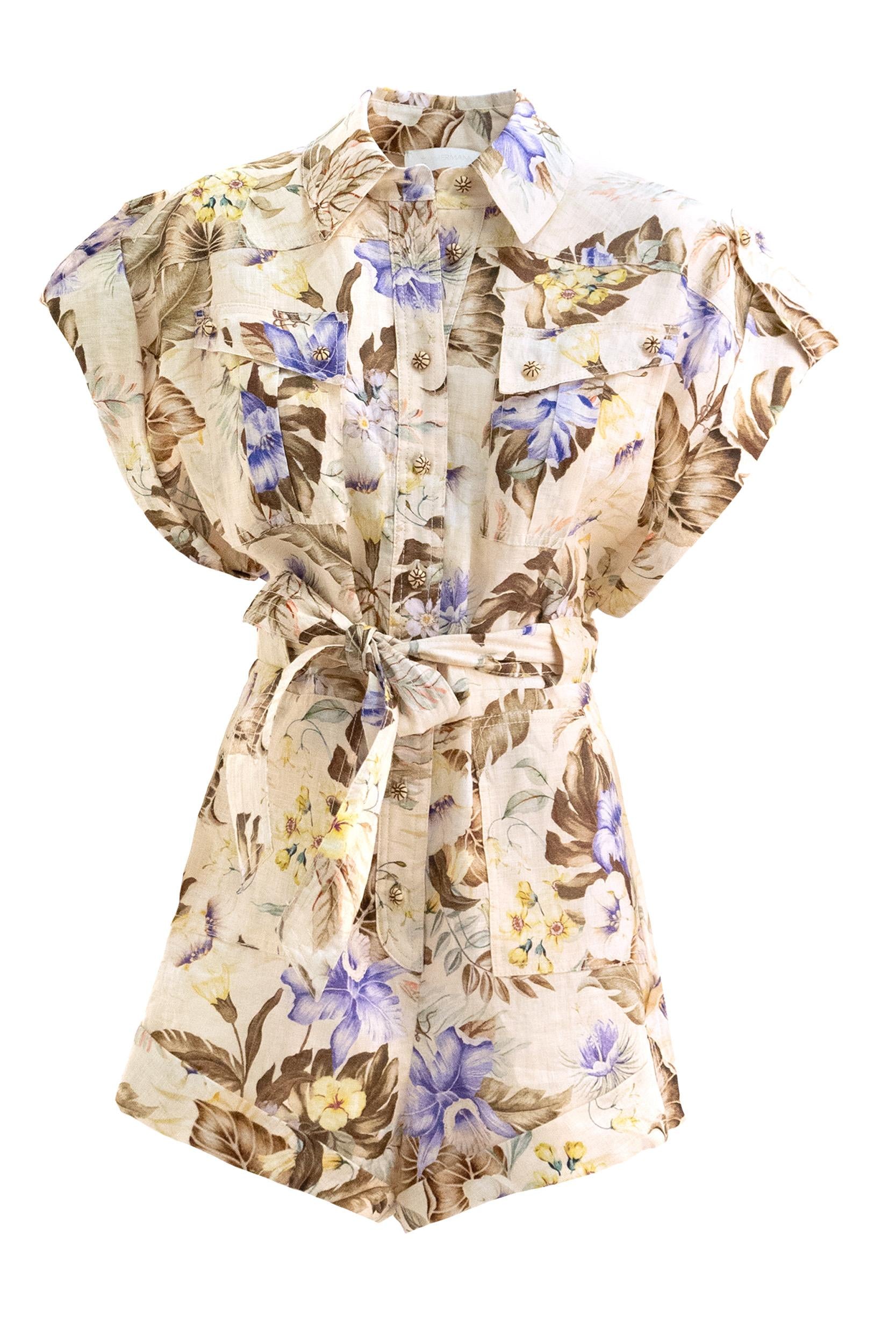 Tuta<BR/> 4235YSS254 CREAM MULTI ZIMMERMANN