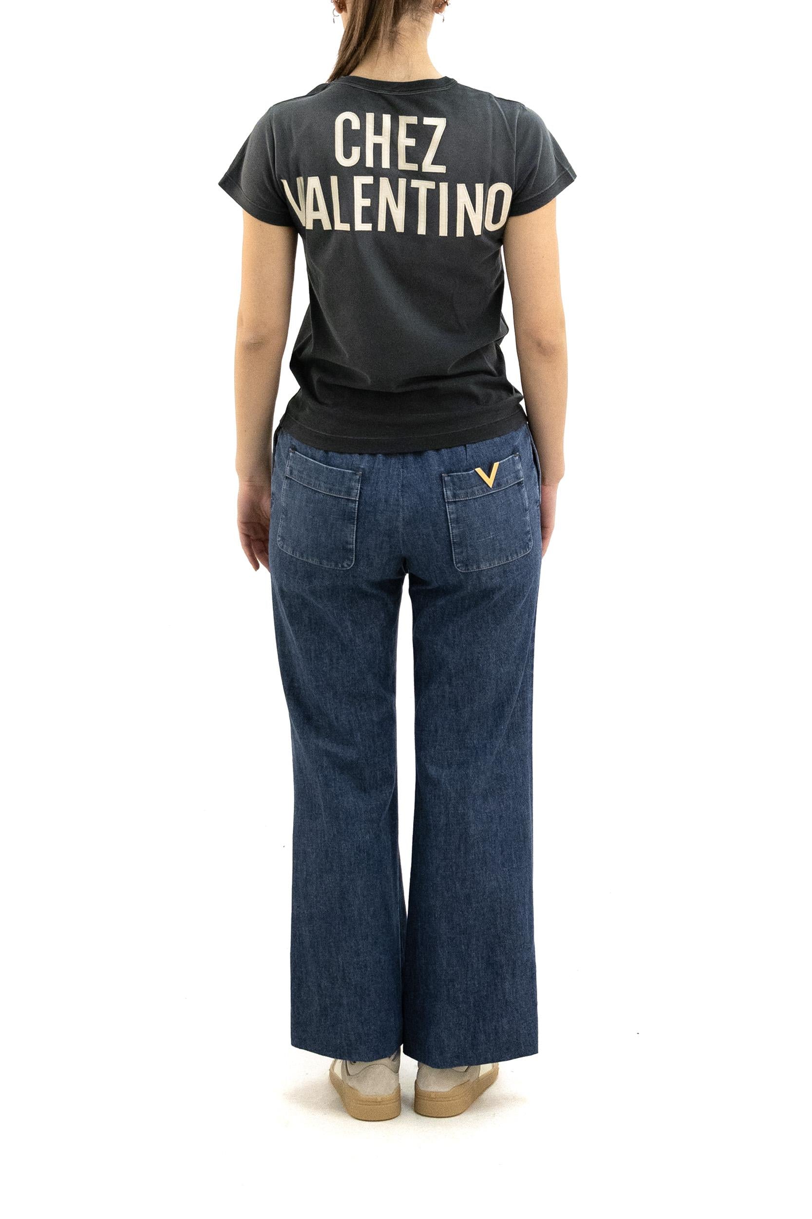 T-shirt in Jersey con Stampa<BR/> 8B3MG24Y9GL TB1 VALENTINO GARAVANI