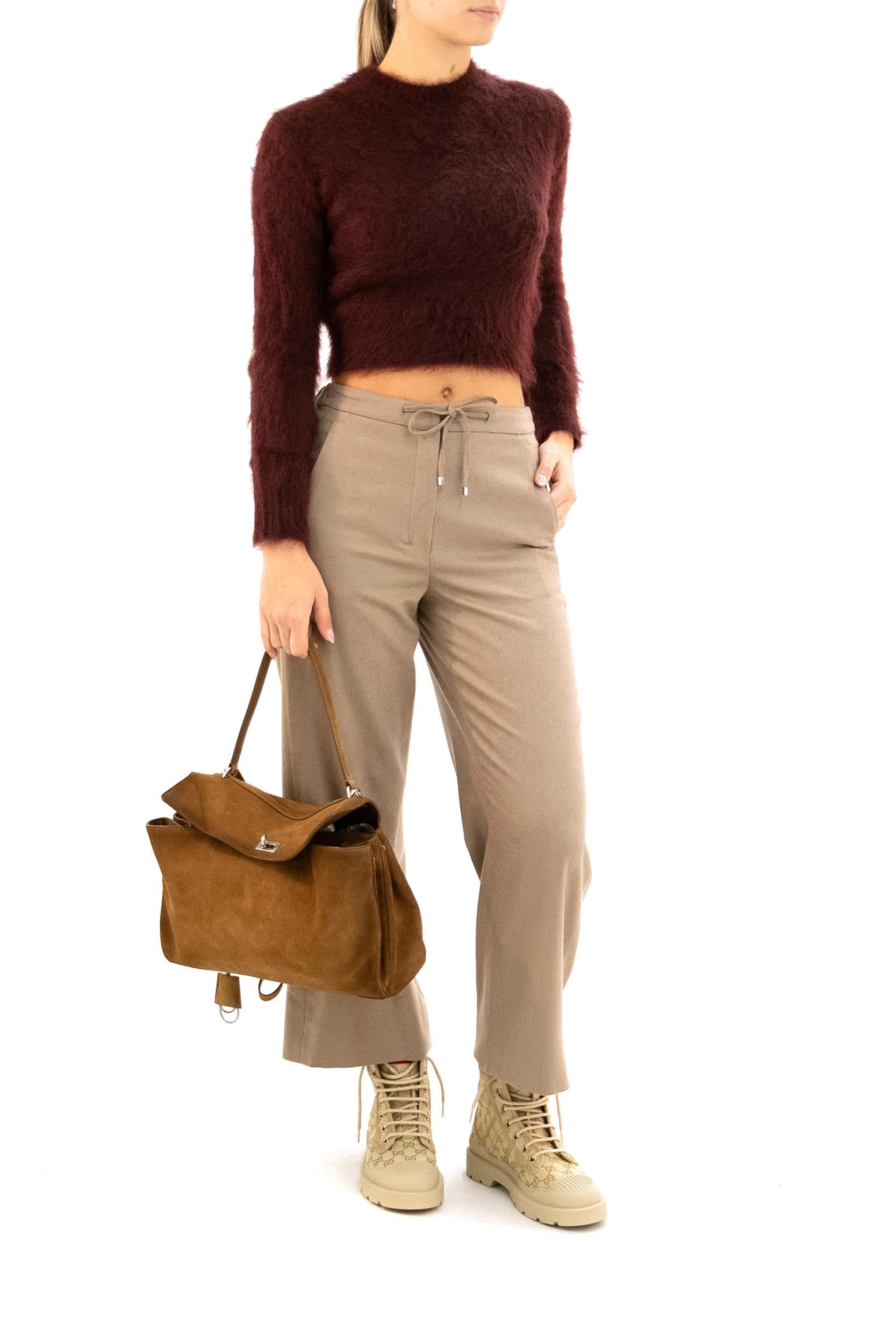 Pullover Adatti in mohair color bordeaux<BR/> ADATTI1234 003 MAX MARA