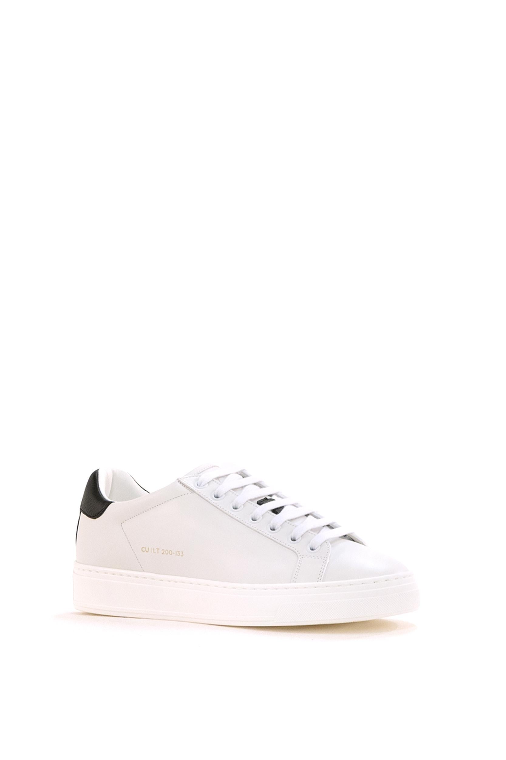 Sneakers CU | LT 200 in pelle di colore bianco<BR/> CU | LT 200 INCHIOSTRO CU | LT ESSENCE