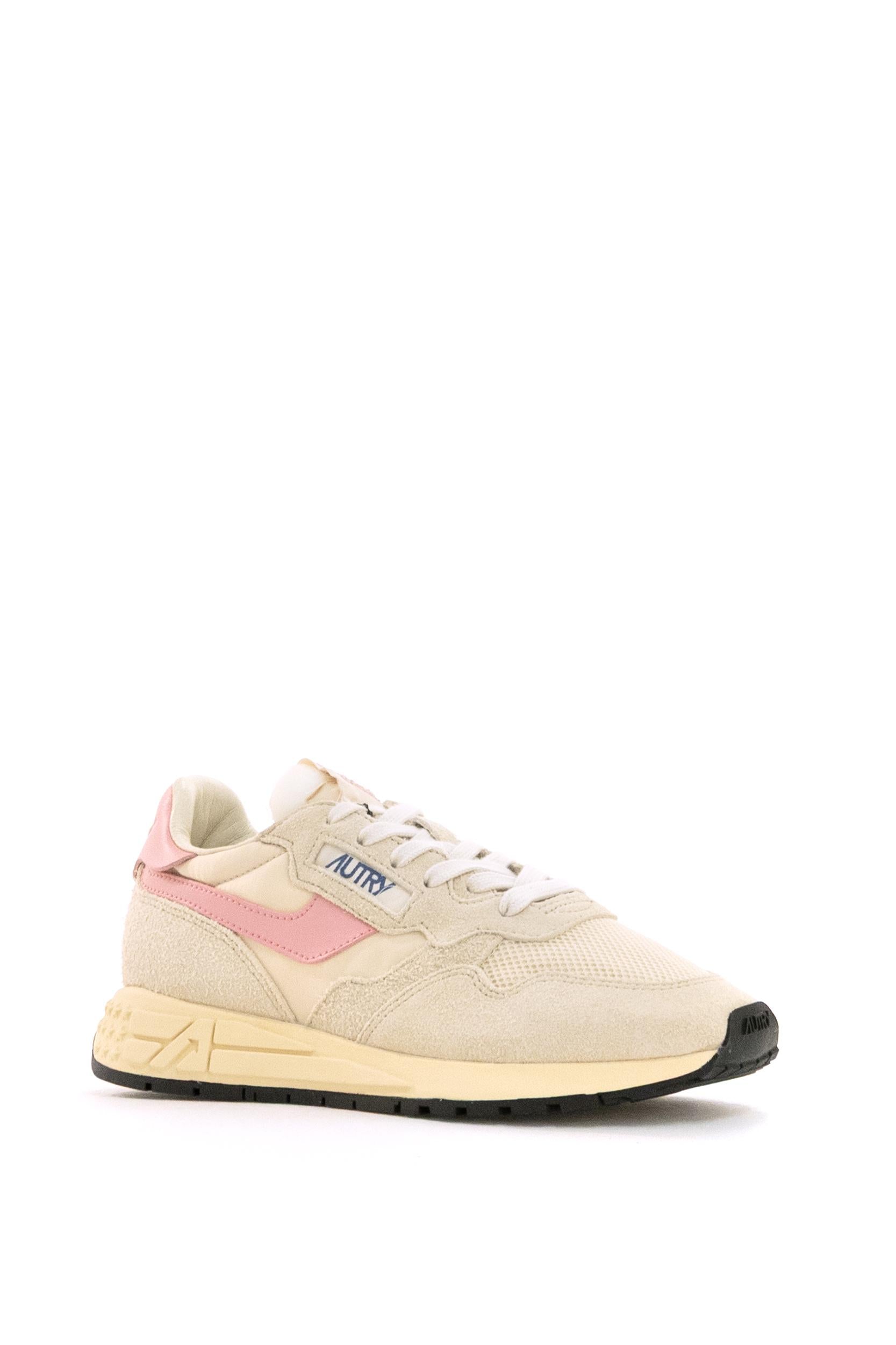 Sneakers Reelwind in nylon color beige<BR/> WWLW UT61 ECRU/GERA AUTRY