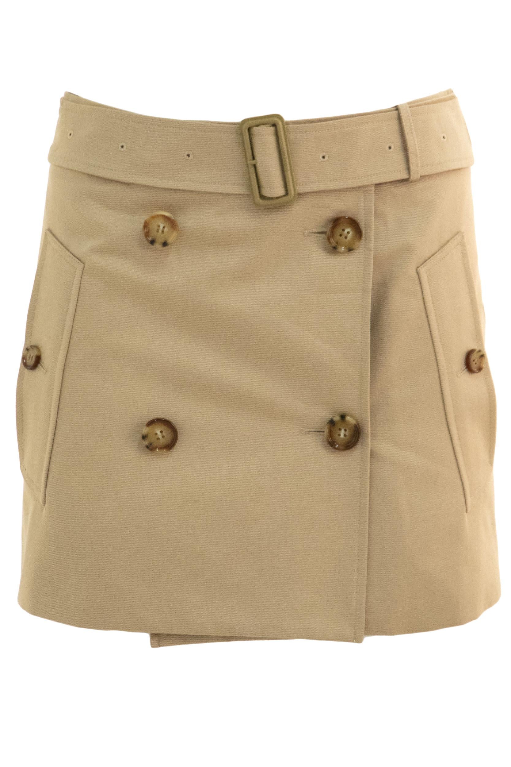 Minigonna trench<BR/> 8071196 SOFT FAWN BURBERRY