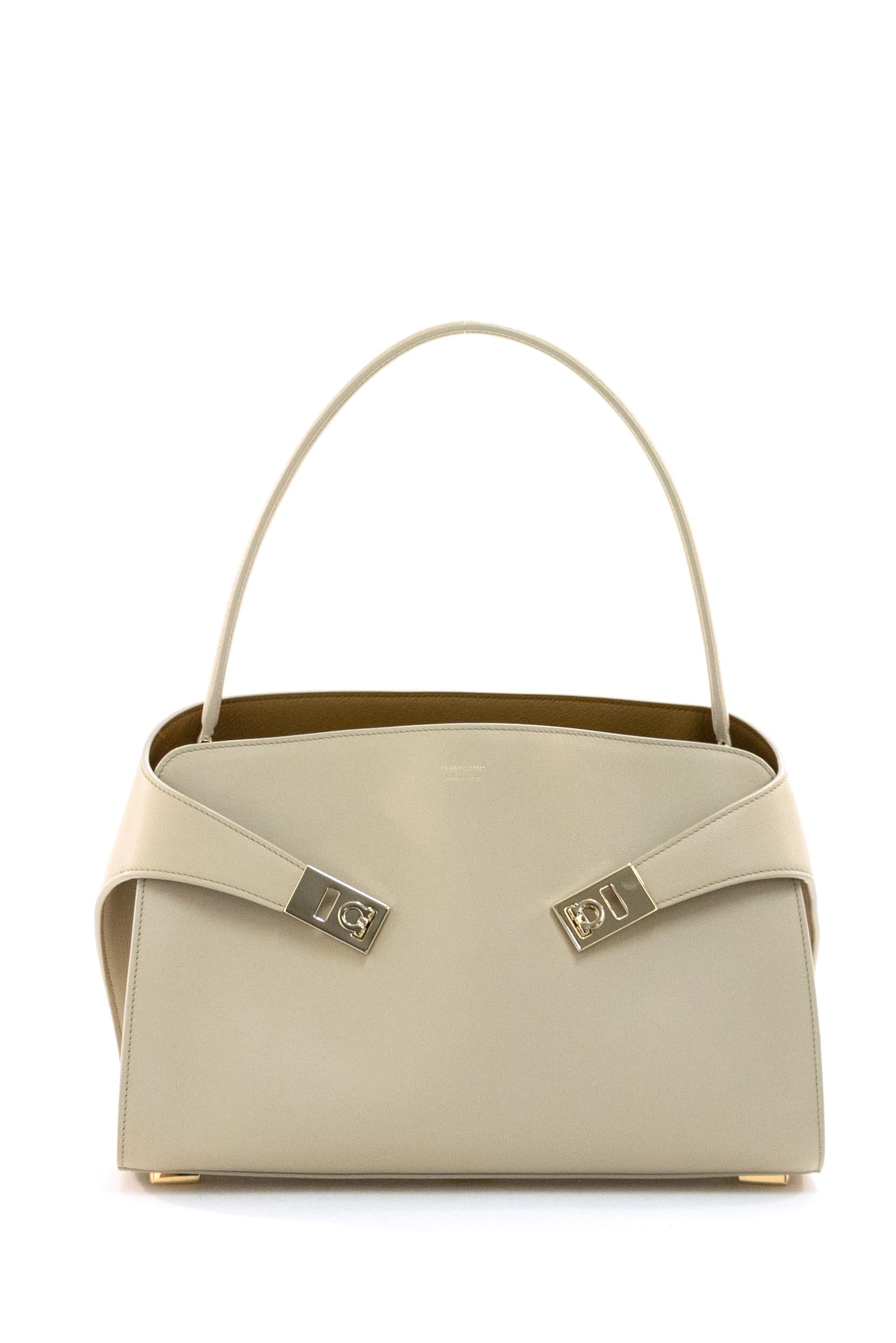 Borsa Hug<BR/> 219816 0780594 STONE FERRAGAMO