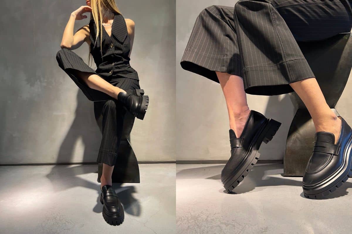 total look ganni e weitzman