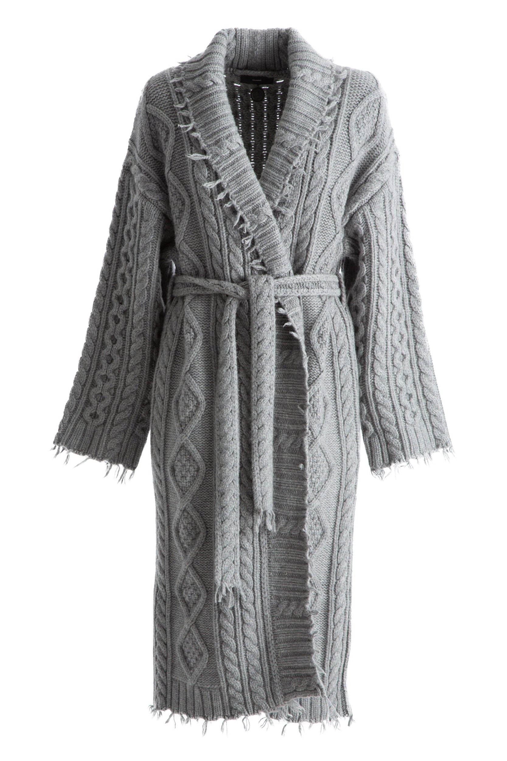 Cardigan grigio in cachemire<BR/> LWEA005E19049009 0500 ALANUI 