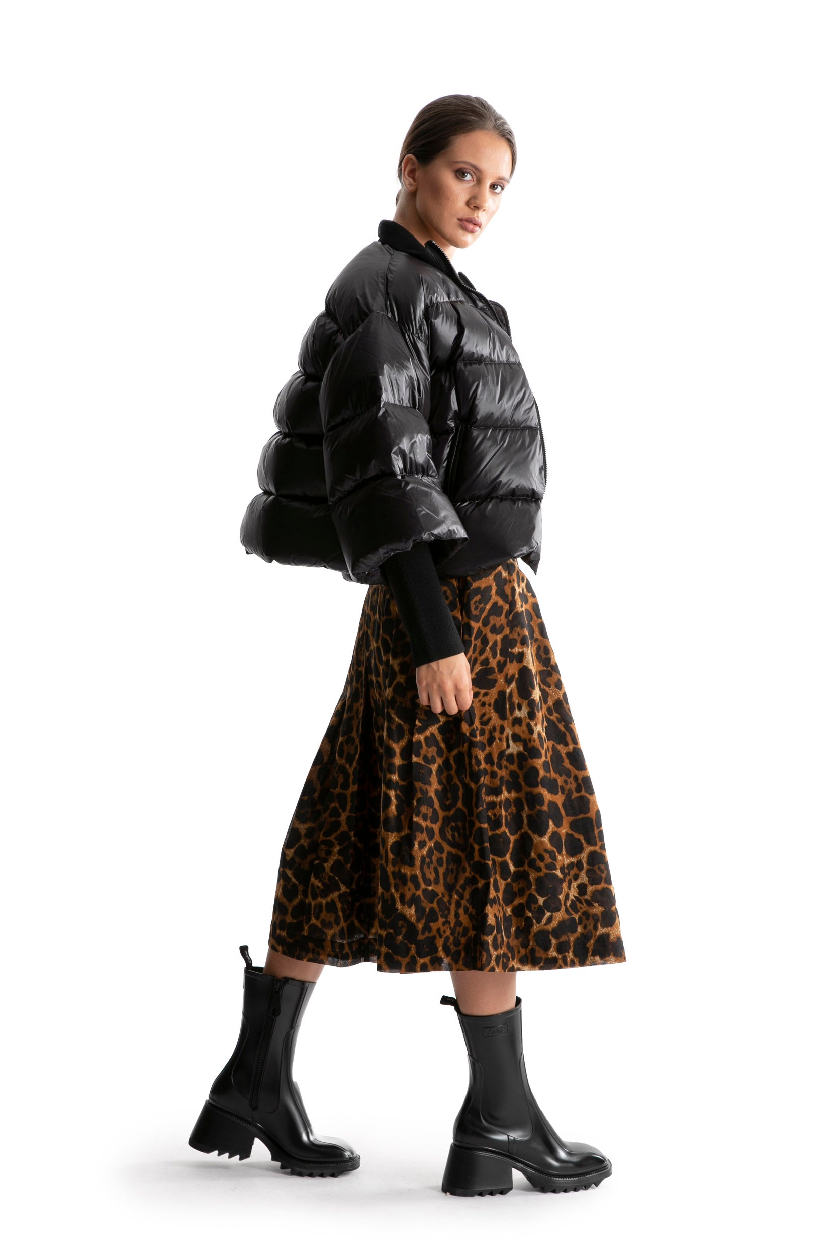 S-SUNG DONNA SKIRT Gonna midi con stampa<BR/> DONNA SKIRT KRUGGER S-SUNG 