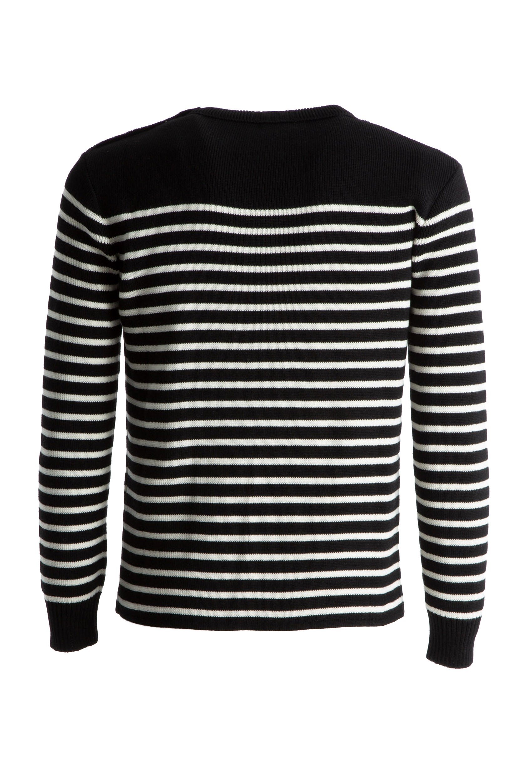 SAINT LAURENT 588063 YAFQ2 Maglione uomo a righe<BR/> 588063 YAFQ2 1095 SAINT LAURENT 