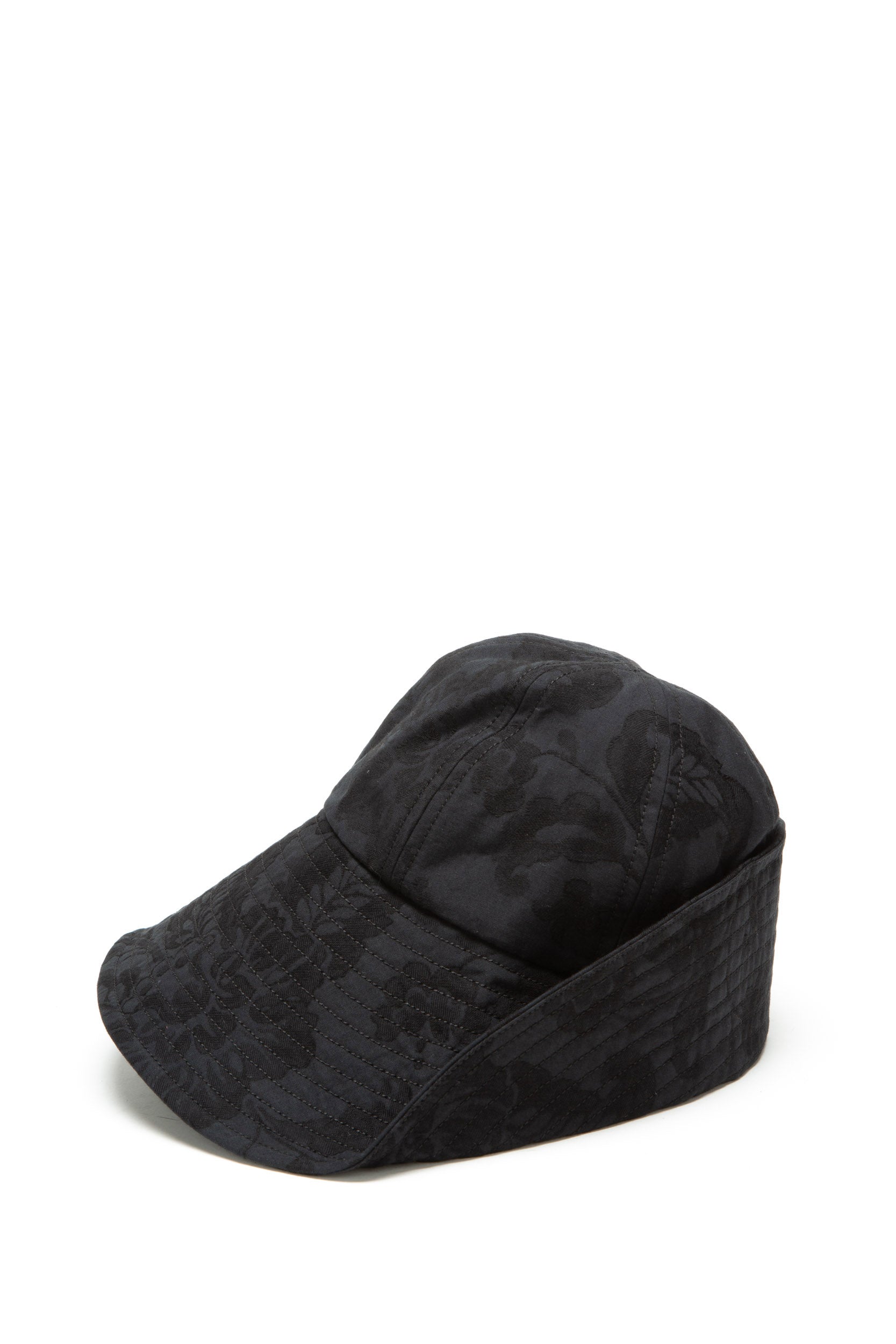 Cappello in Cotone Jaquard<BR/> 1445BTCJ BLACK ERDEM 