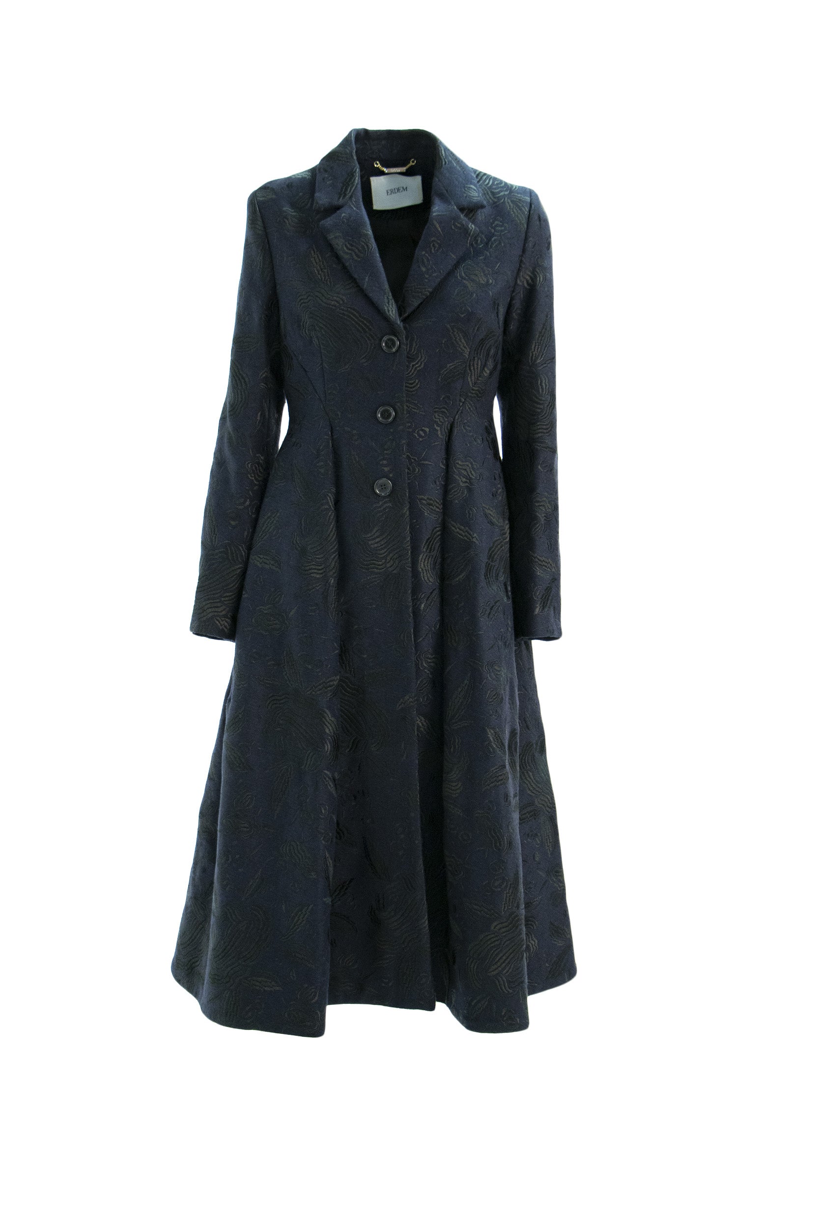 Cappotto Stephanie<BR/> 7577NREC NAVY/BLACK ERDEM 