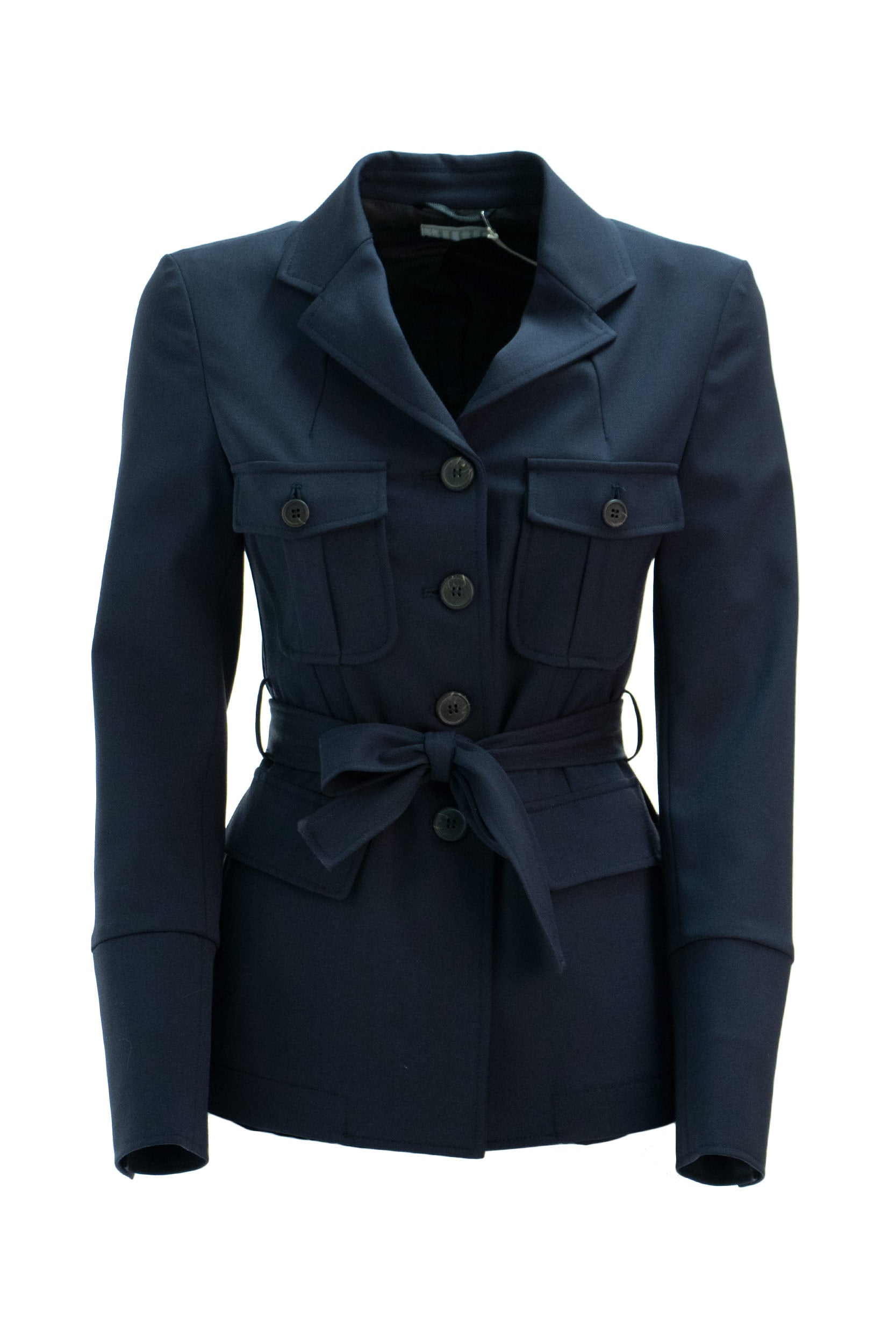 KILTIE  Giacca blu con cintura<BR/><BR/> KB059GT4561 780 KILTIE 