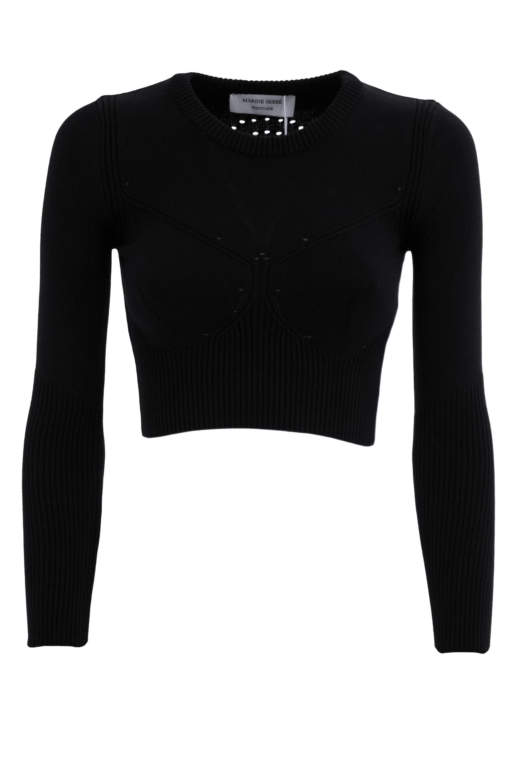 Top Corto<BR/><BR/> WTO373 CKNI0030 BK99 MARINE SERRE 