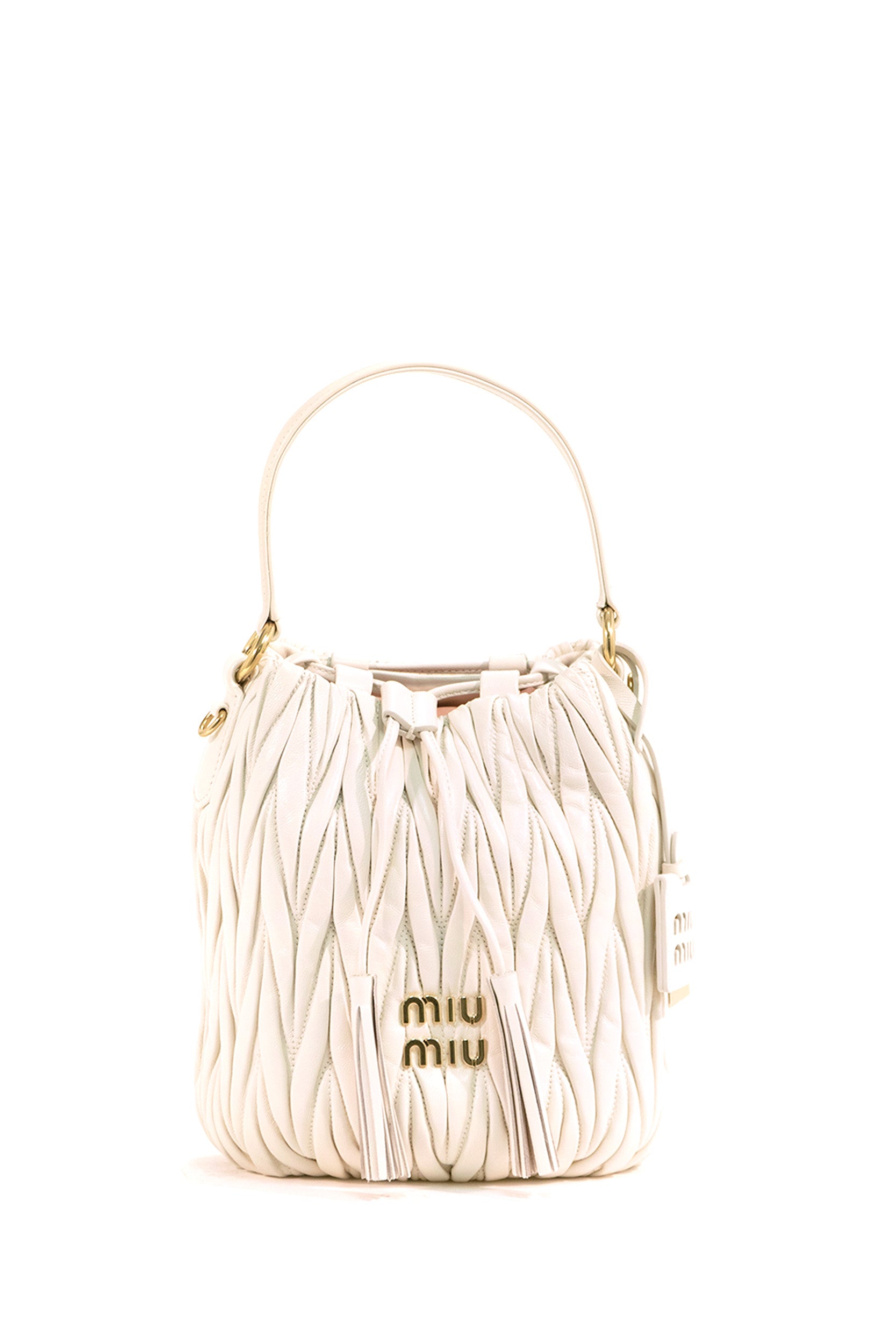 Borsa a secchiello<BR/> 5BE084 N88 F0009 MIU MIU 