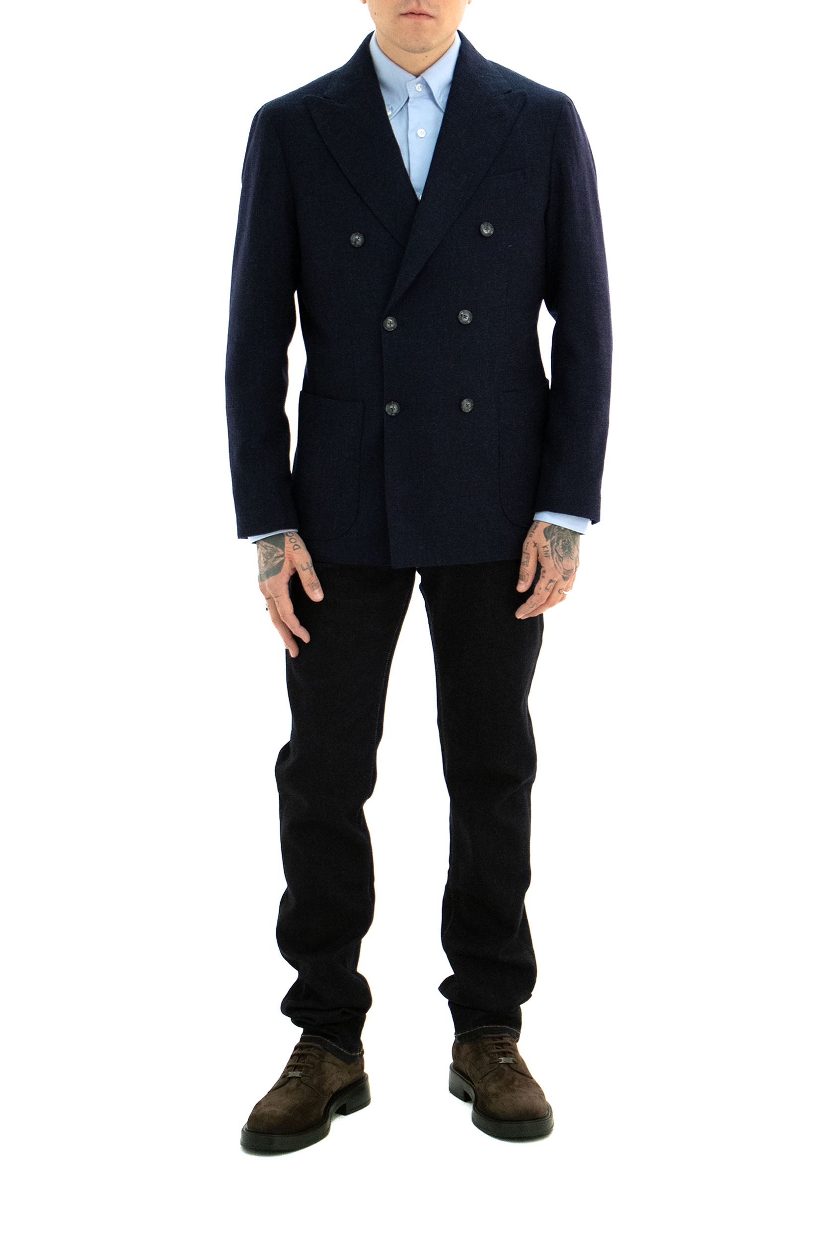 Giacca<BR/> 43073-JACKET DP 0001 BARBA 
