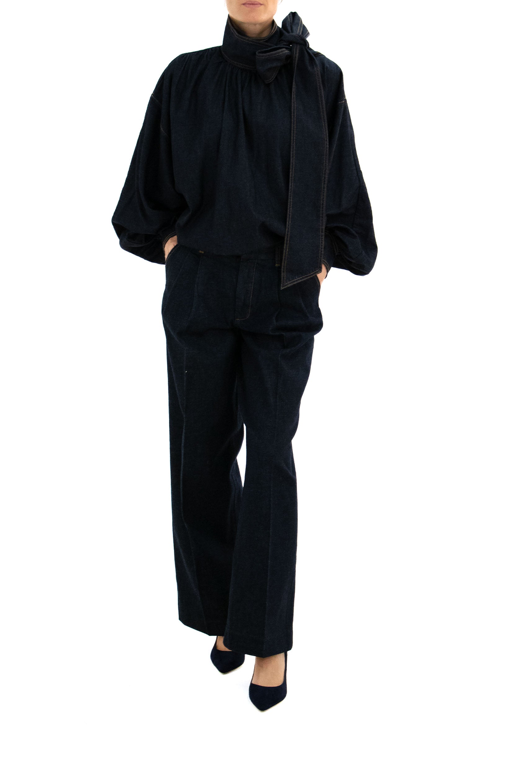 Pantaloni in Denim<BR/> 1561PF241 NIGHT SKY ZIMMERMANN 