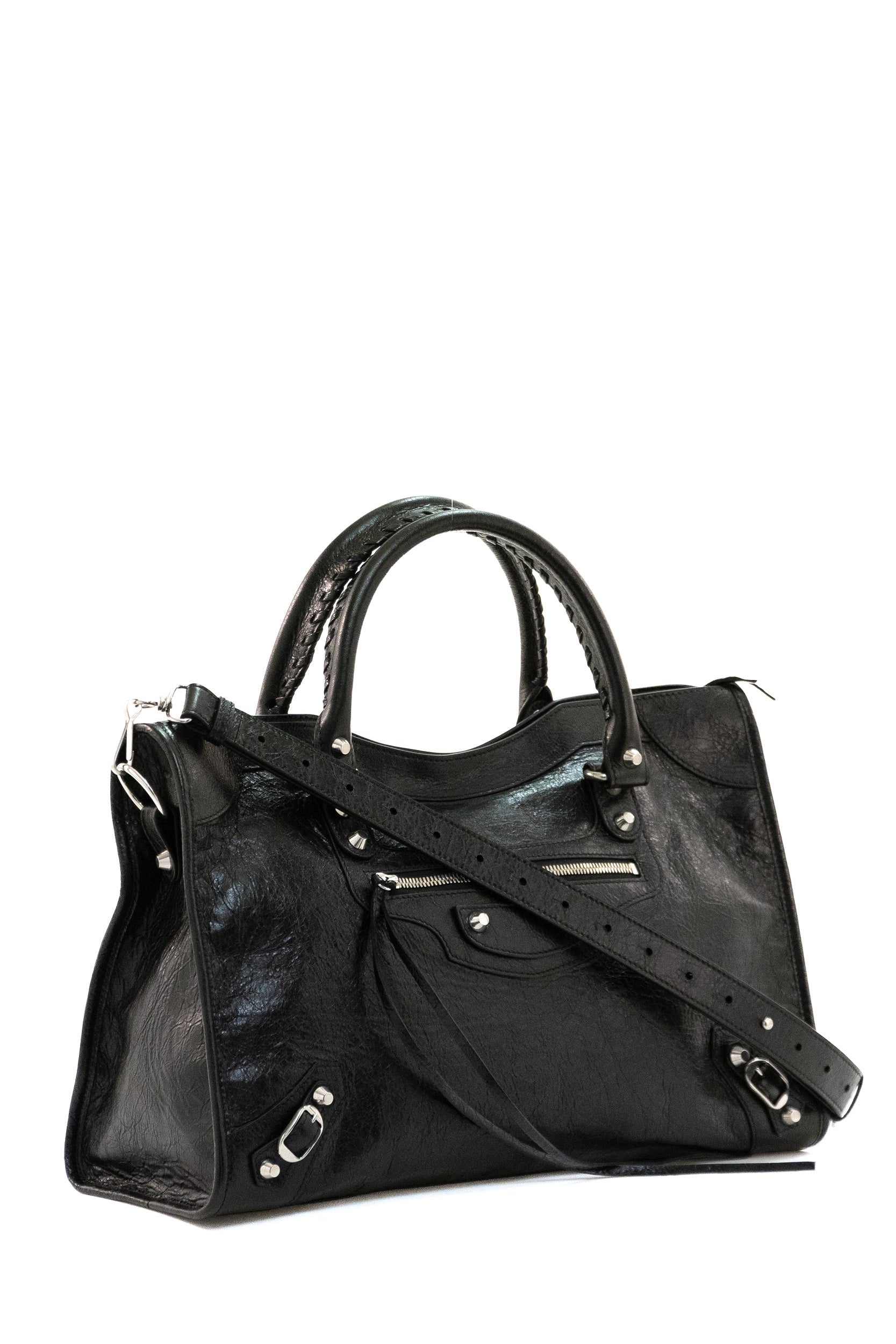 Borsa Le City Media in Pelle arena colore nero<BR/> 823058 2AA9S 1000 BALENCIAGA 