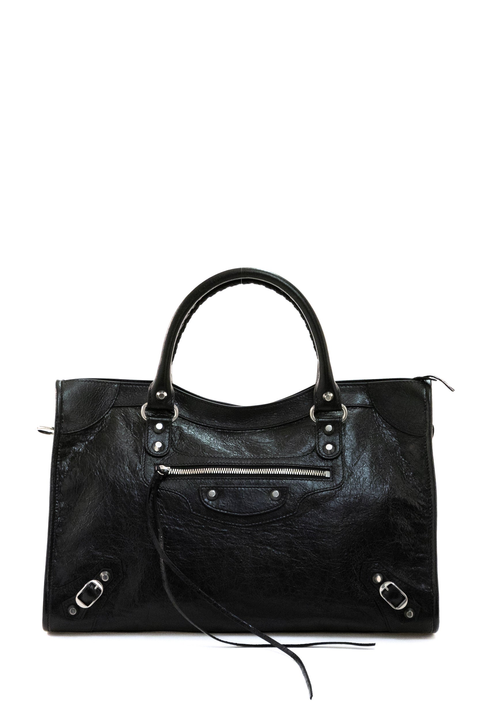 Borsa Le City Media in Pelle arena colore nero<BR/> 823058 2AA9S 1000 BALENCIAGA 