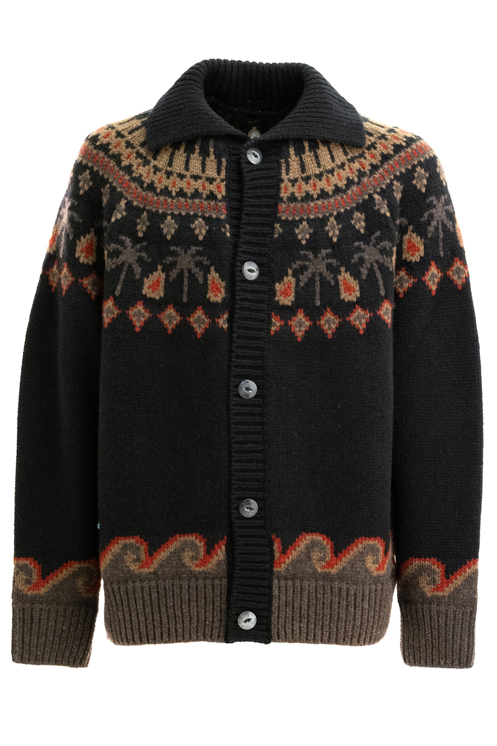 Cardigan Sweet Winter in Lana<BR/> LMHQ005E26KNI001 1060 ALANUI 